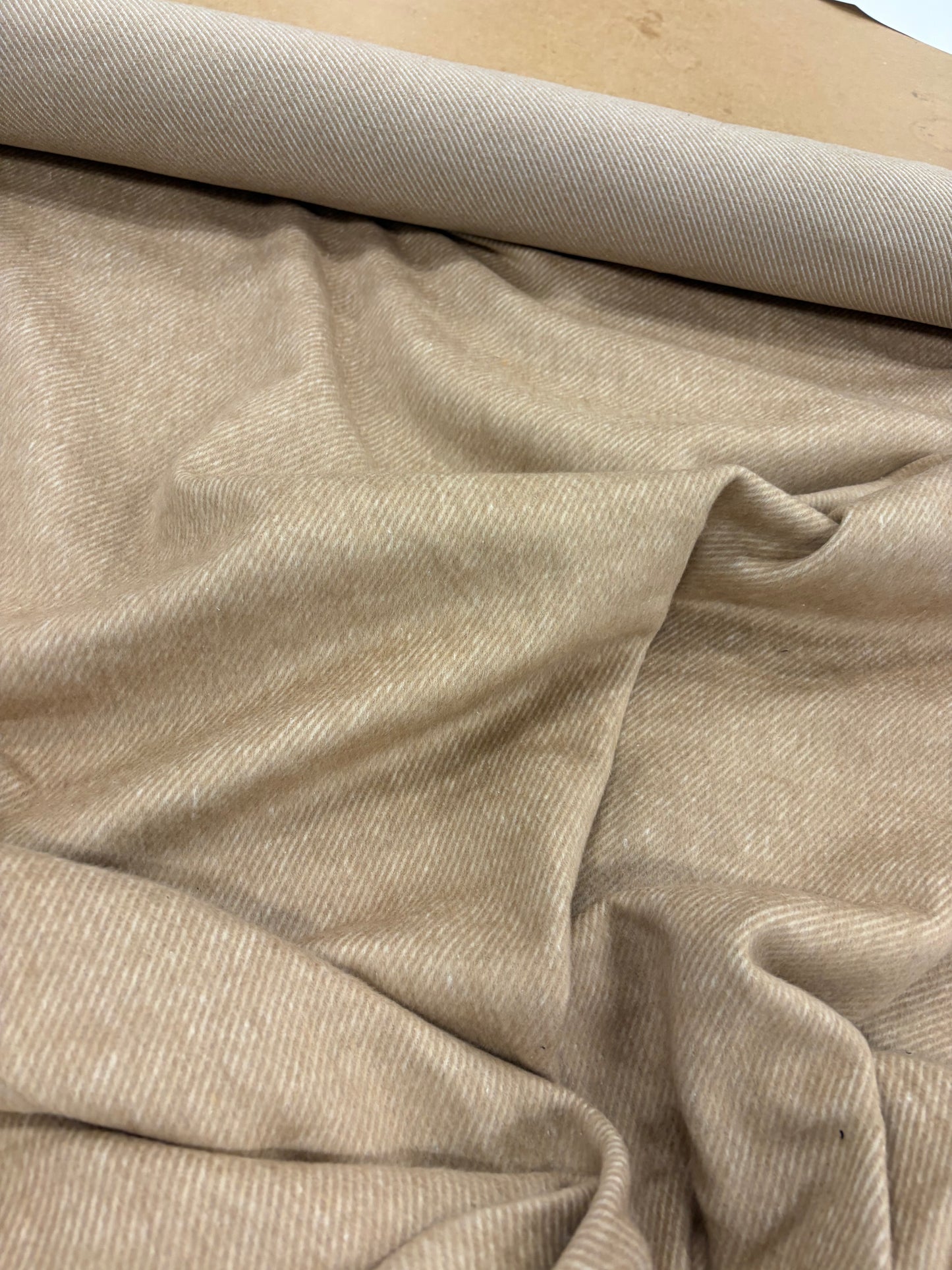 ZINO 022 heavy wool blend tricotine coat fabric