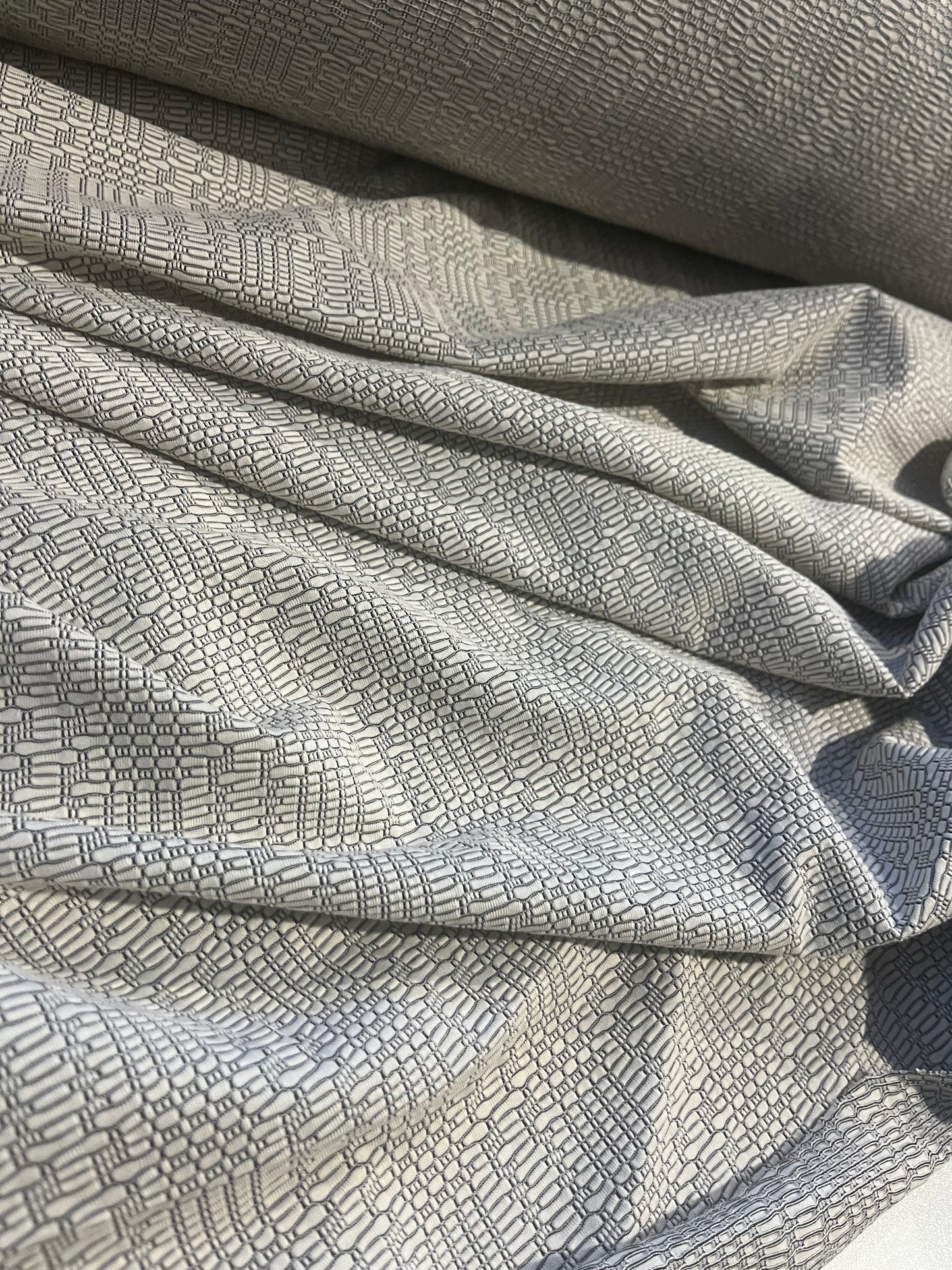 JANE 007 jersey jacquard ecru/black