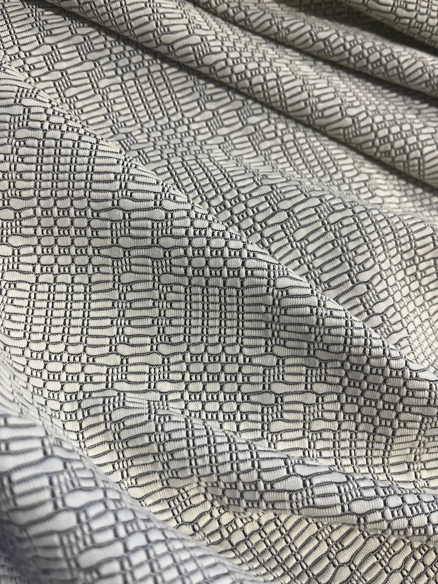 JANE 007 jersey jacquard ecru/black