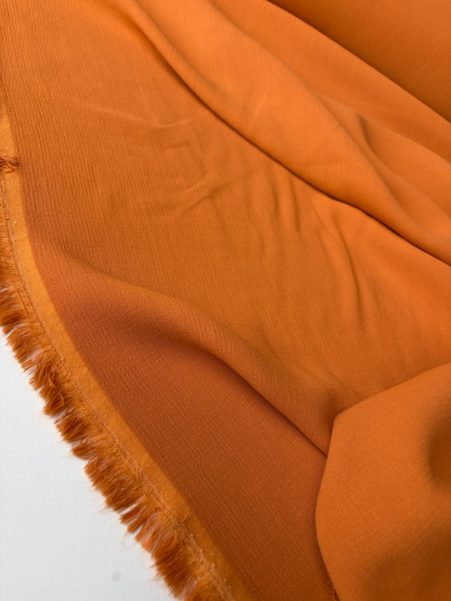 BRUCE 003 cotton/poly crêpe orange