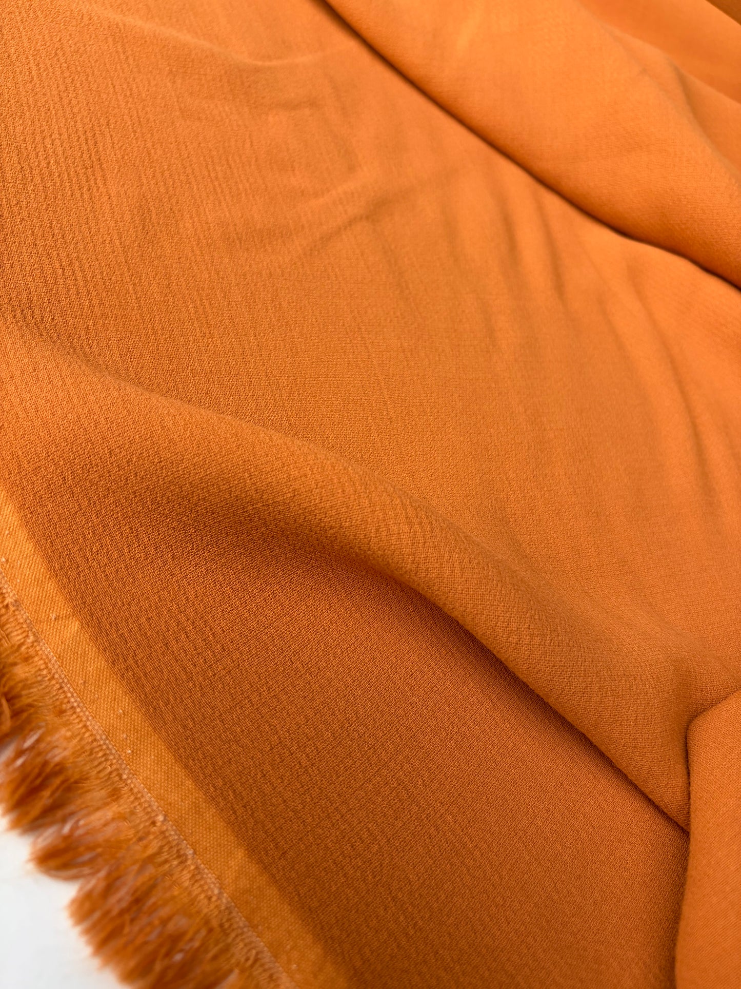 BRUCE 003 cotton/poly crêpe orange