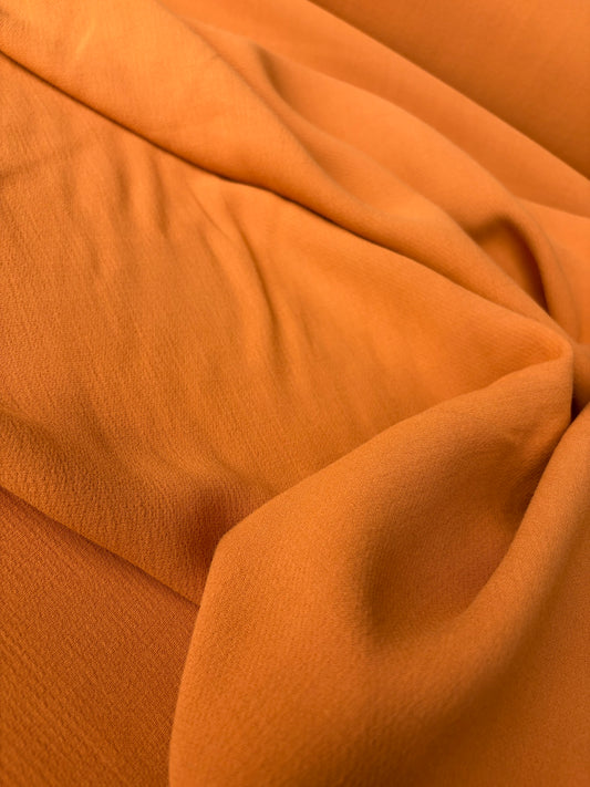 BRUCE 003 cotton/poly crêpe orange