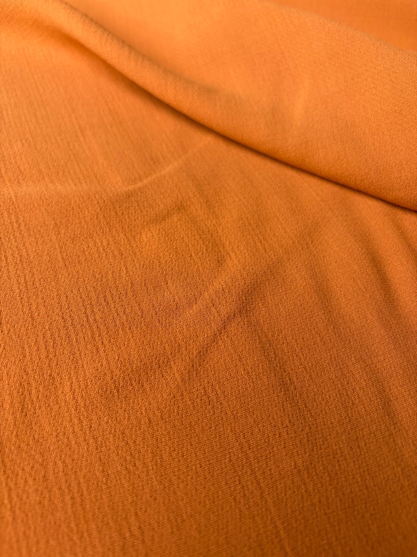 BRUCE 003 cotton/poly crêpe orange