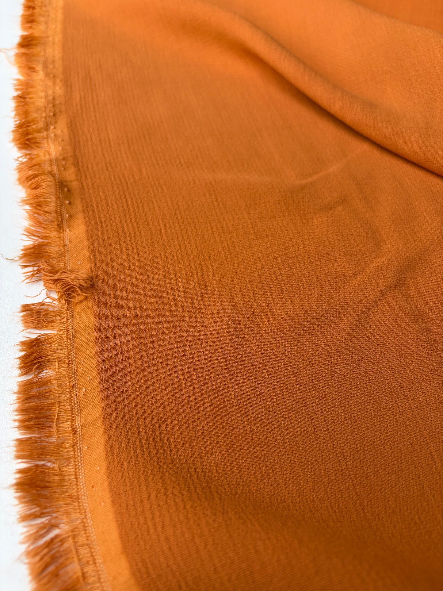 BRUCE 003 cotton/poly crêpe orange
