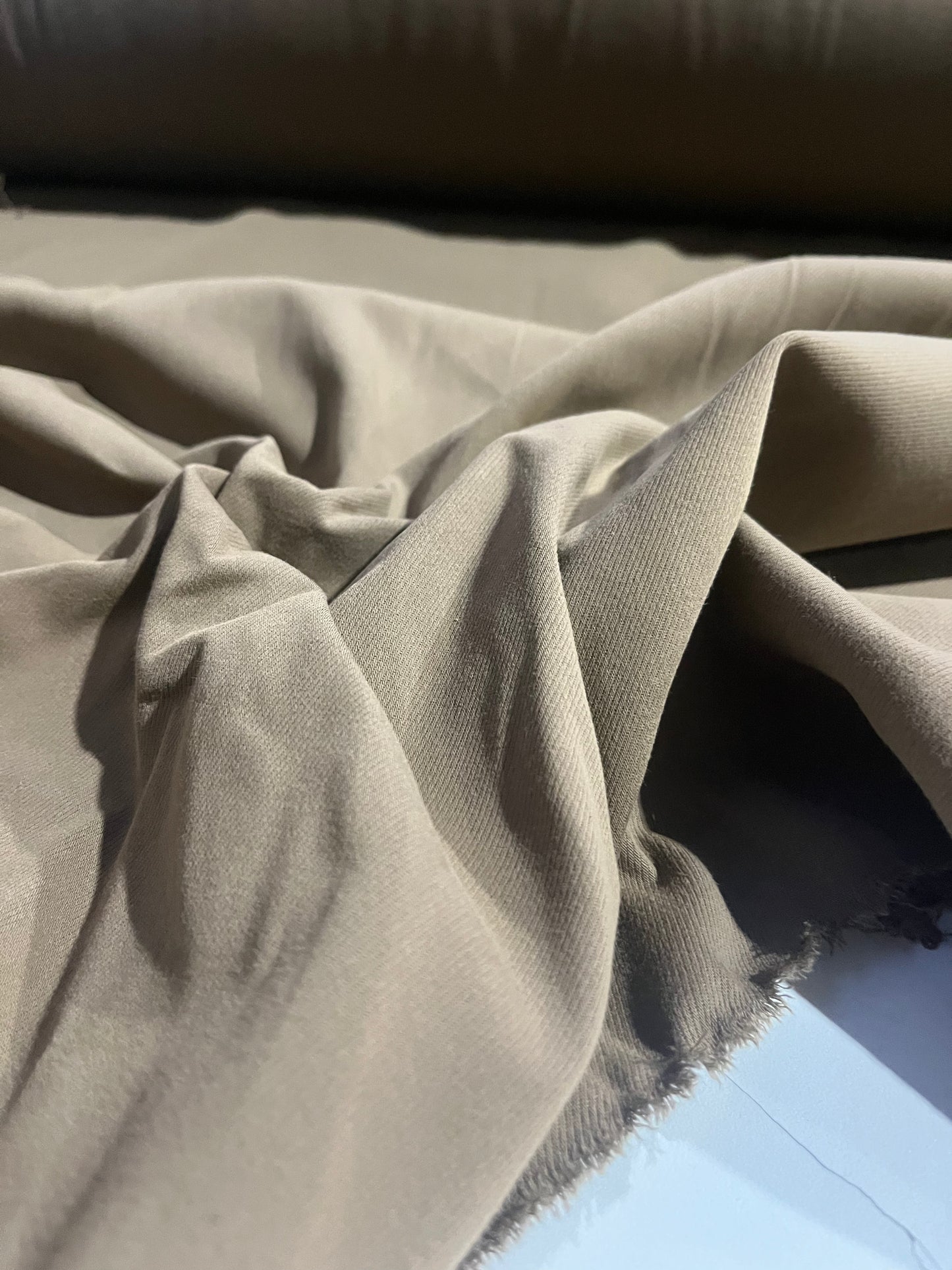 PC JOSIANE 003 heavy cotton twill tabac