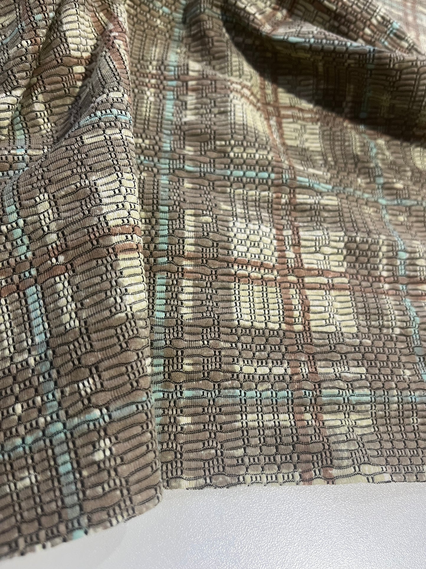 JANE 015 jersey jacquard taupe/sand