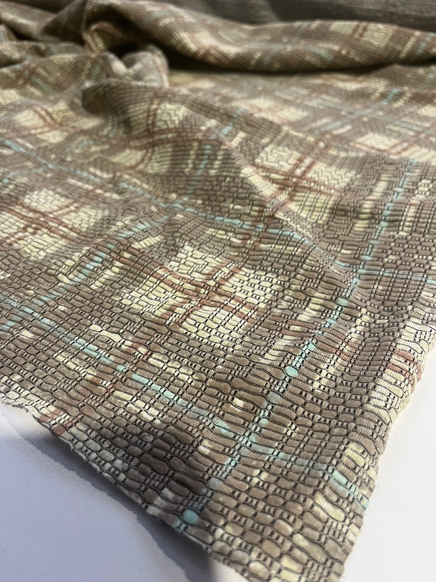 JANE 015 jersey jacquard taupe/sand