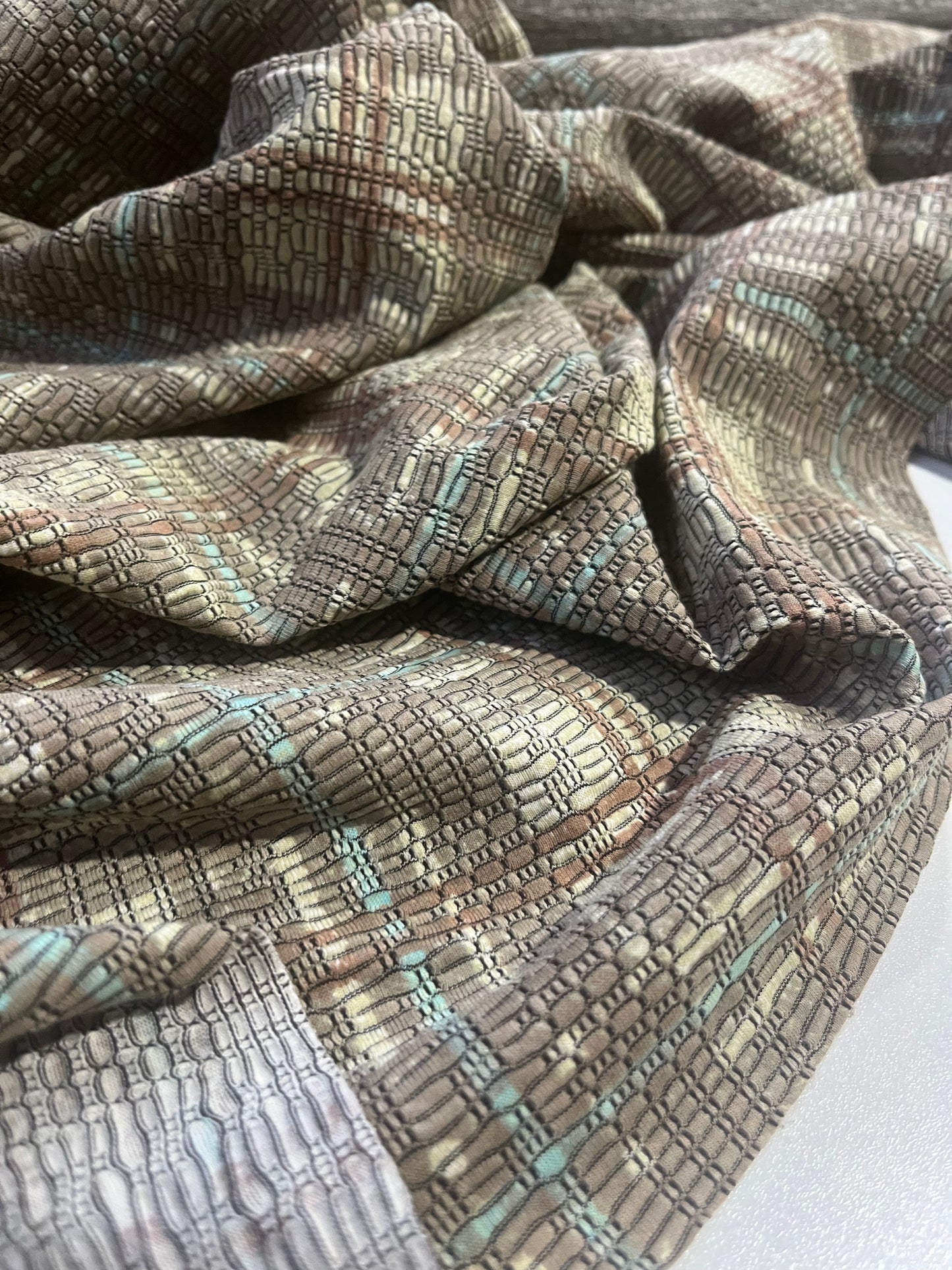 JANE 015 jersey jacquard taupe/sand