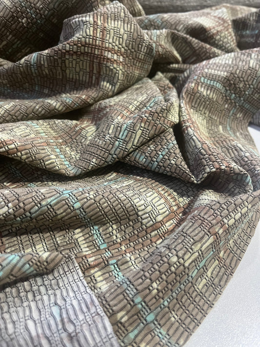 JANE 015 jersey jacquard taupe/sand