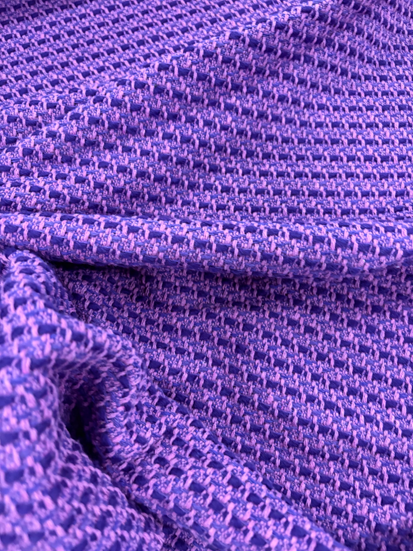 VIC 002 cotton tweed jacquard purple