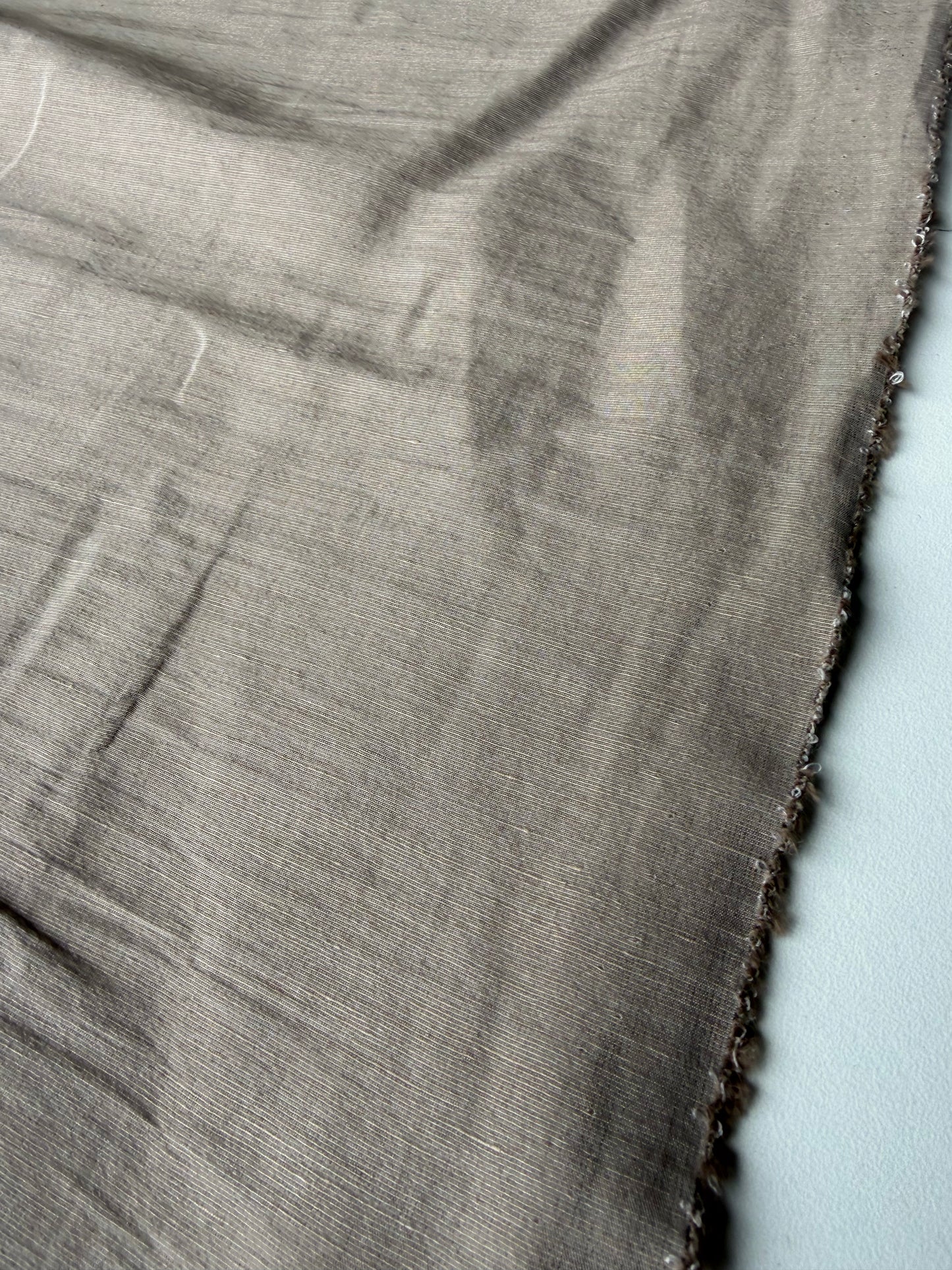 BRUCE 007 viscose linen stretch taupe colour