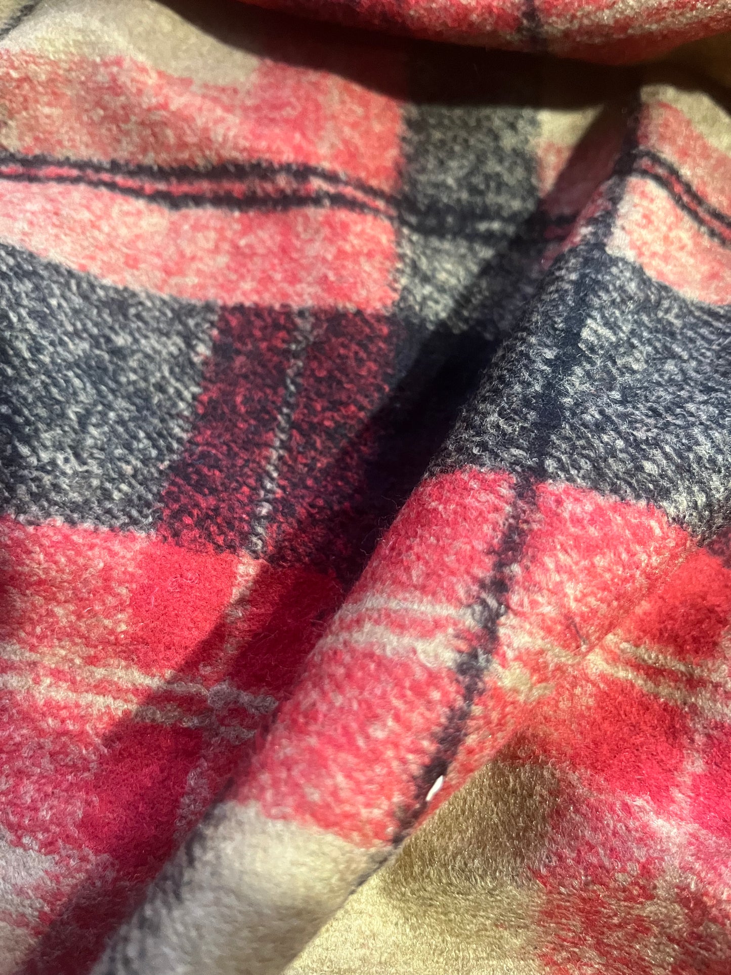 JANE 017 heavy Wool jersey check