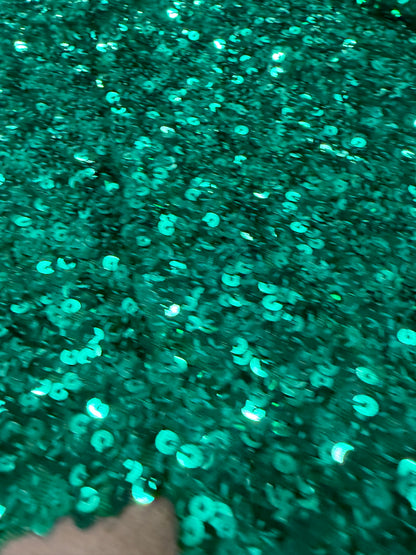 VIC 003 mesh sequins green