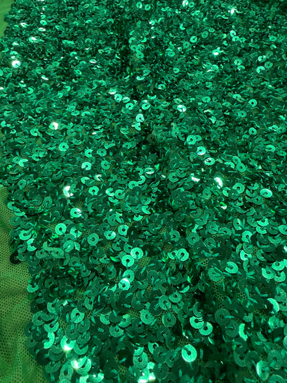 VIC 003 mesh sequins green