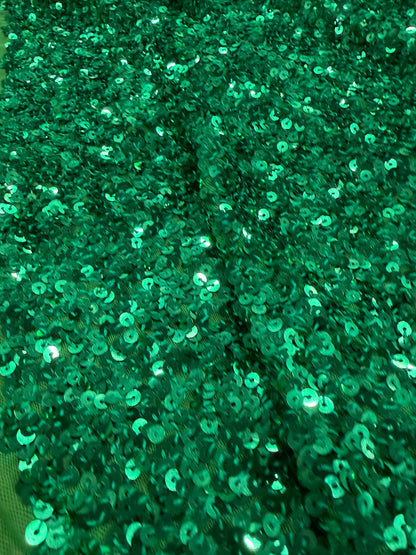 VIC 003 mesh sequins green