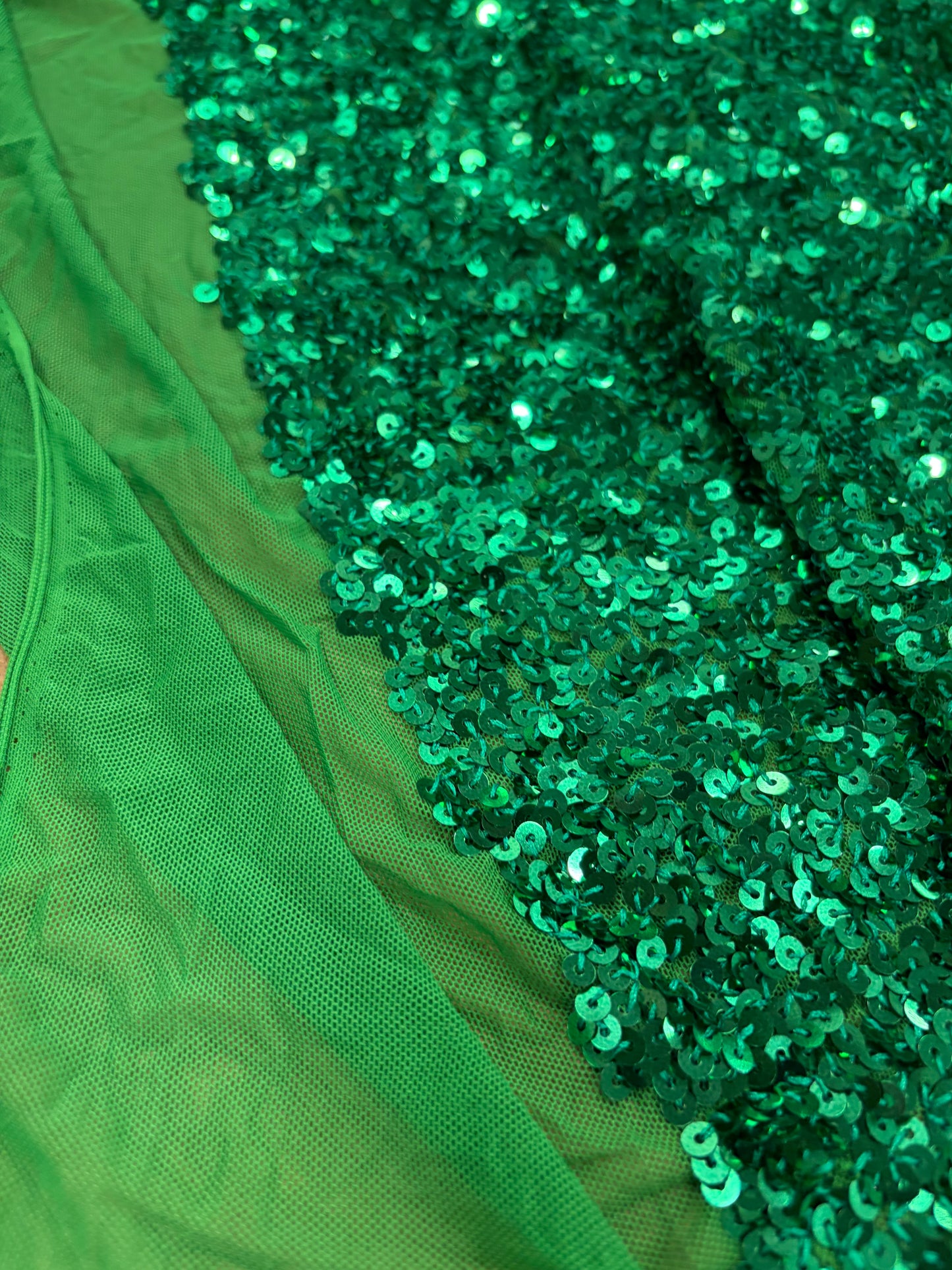 VIC 003 mesh sequins green