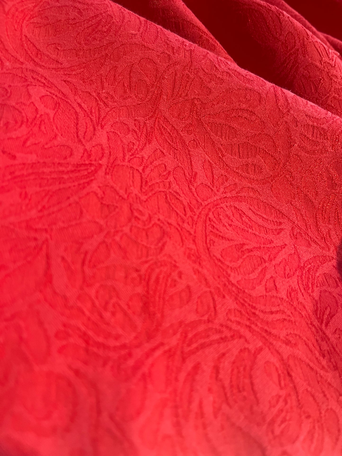 JANE 018 cotton stretch jacquard red roses