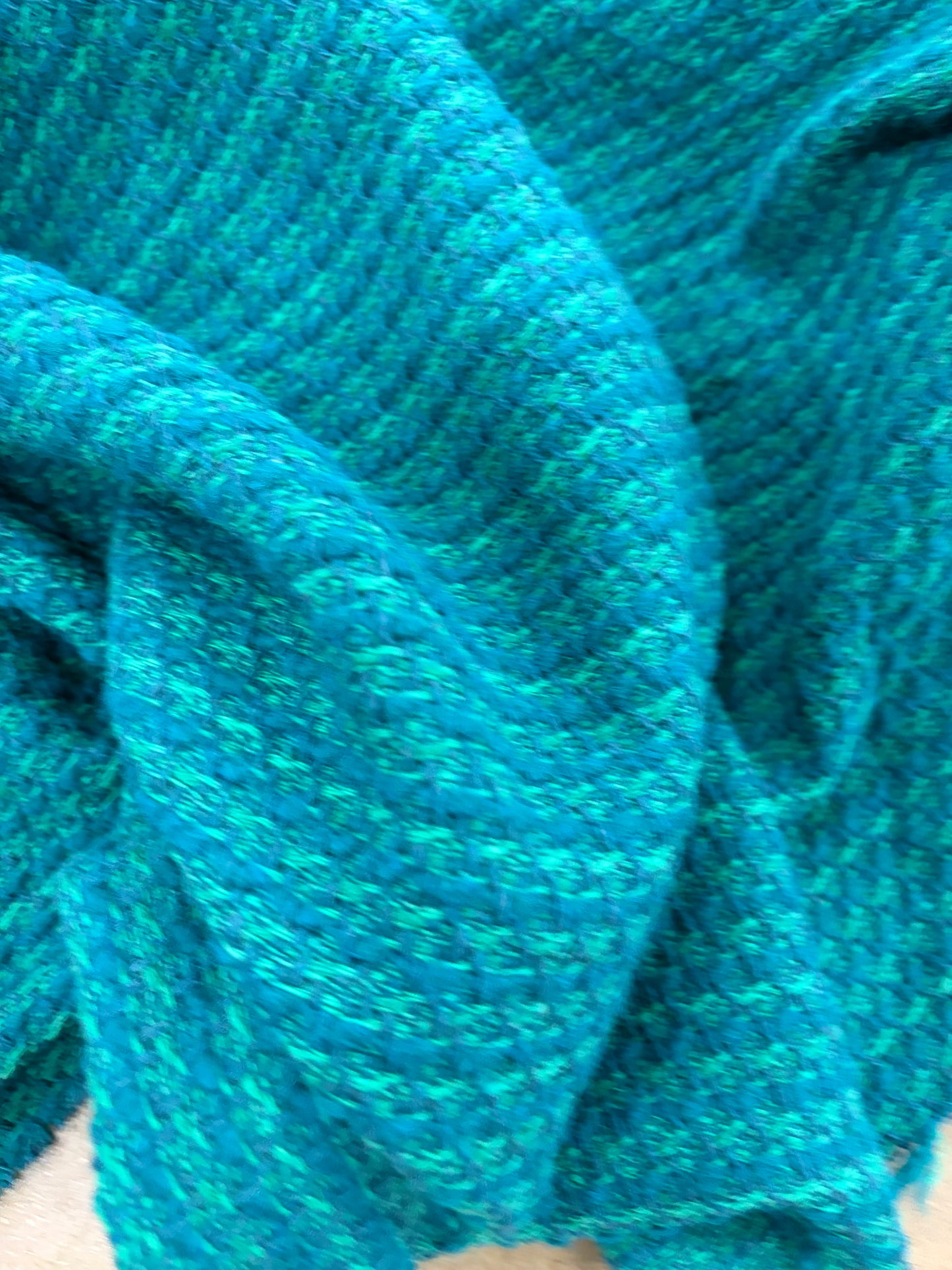 VIC 004 cotton tweed jacquard green