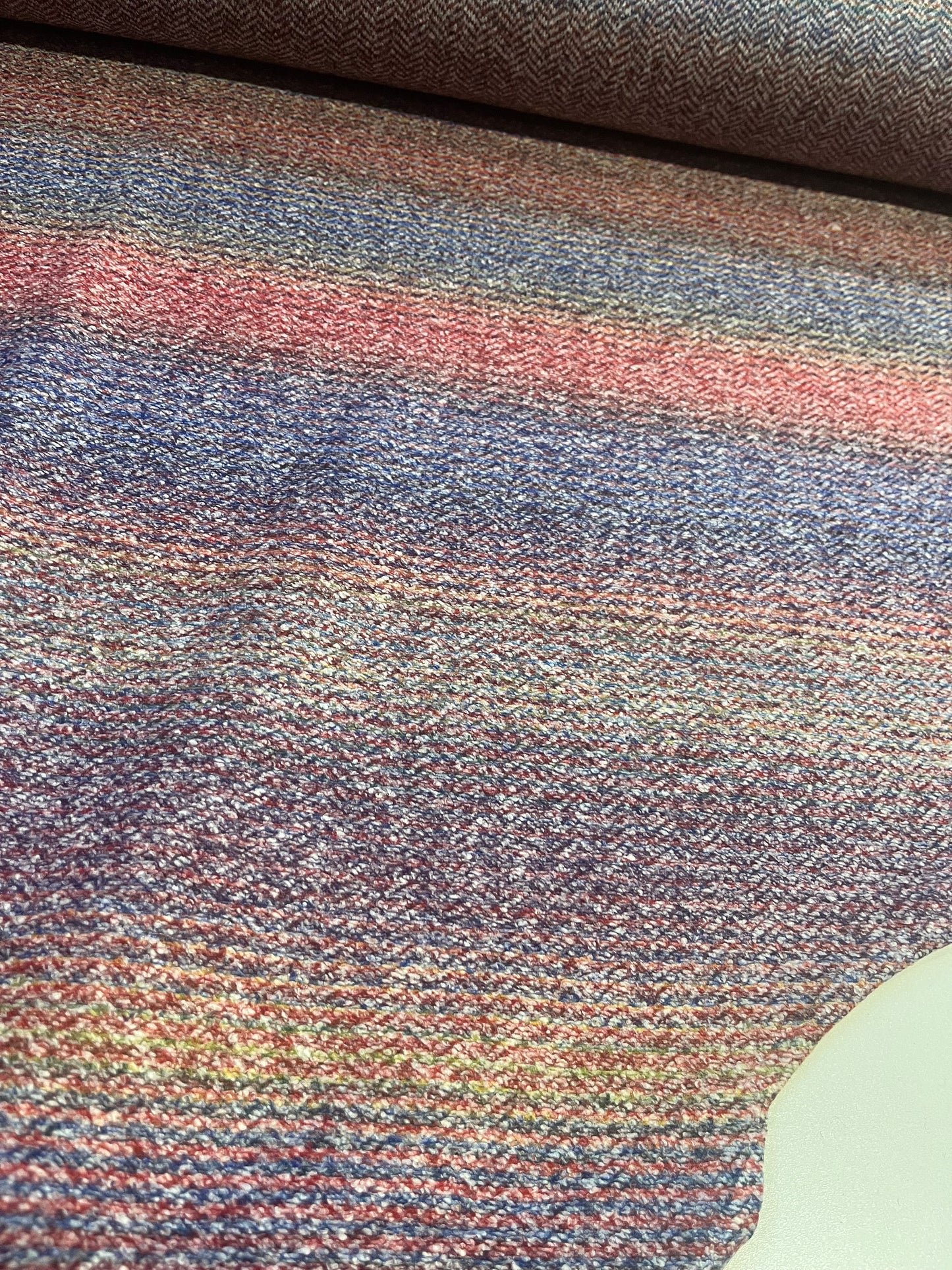 JANE 019 heavy Wool jersey stripes