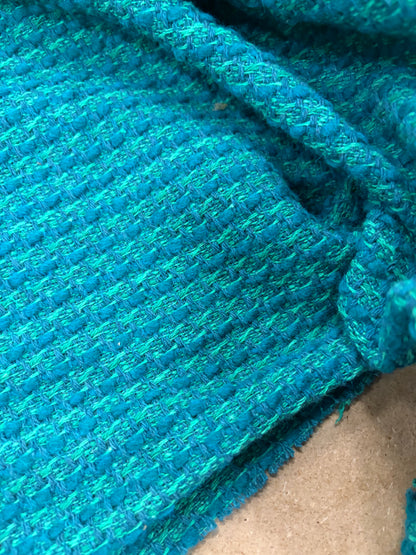 VIC 004 cotton tweed jacquard green