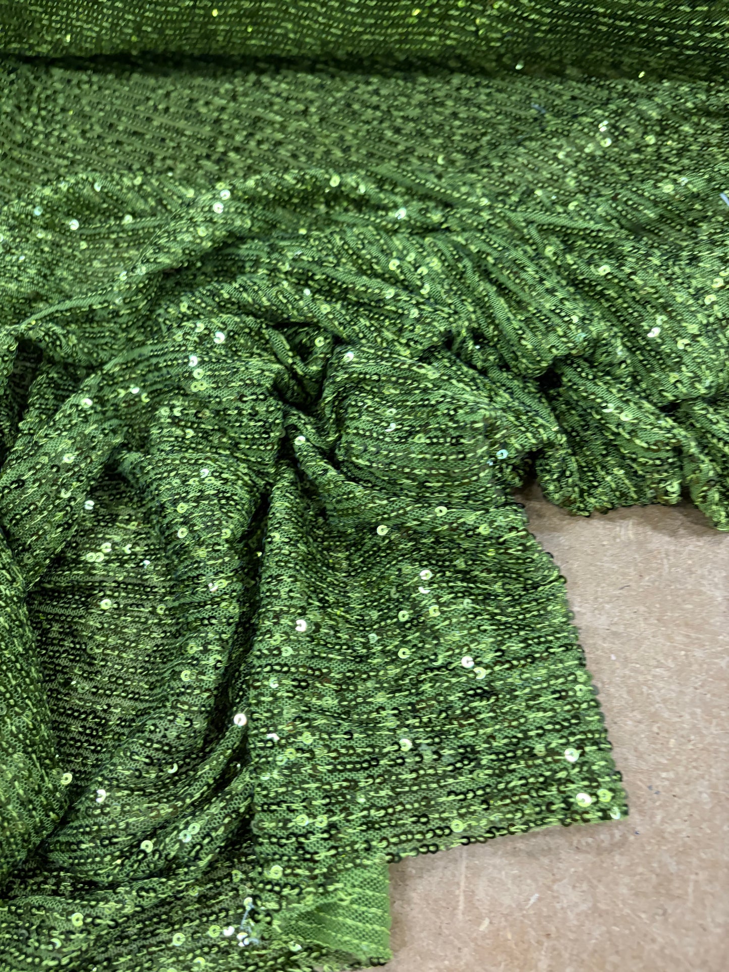 VIC 005 mesh sequins khaky