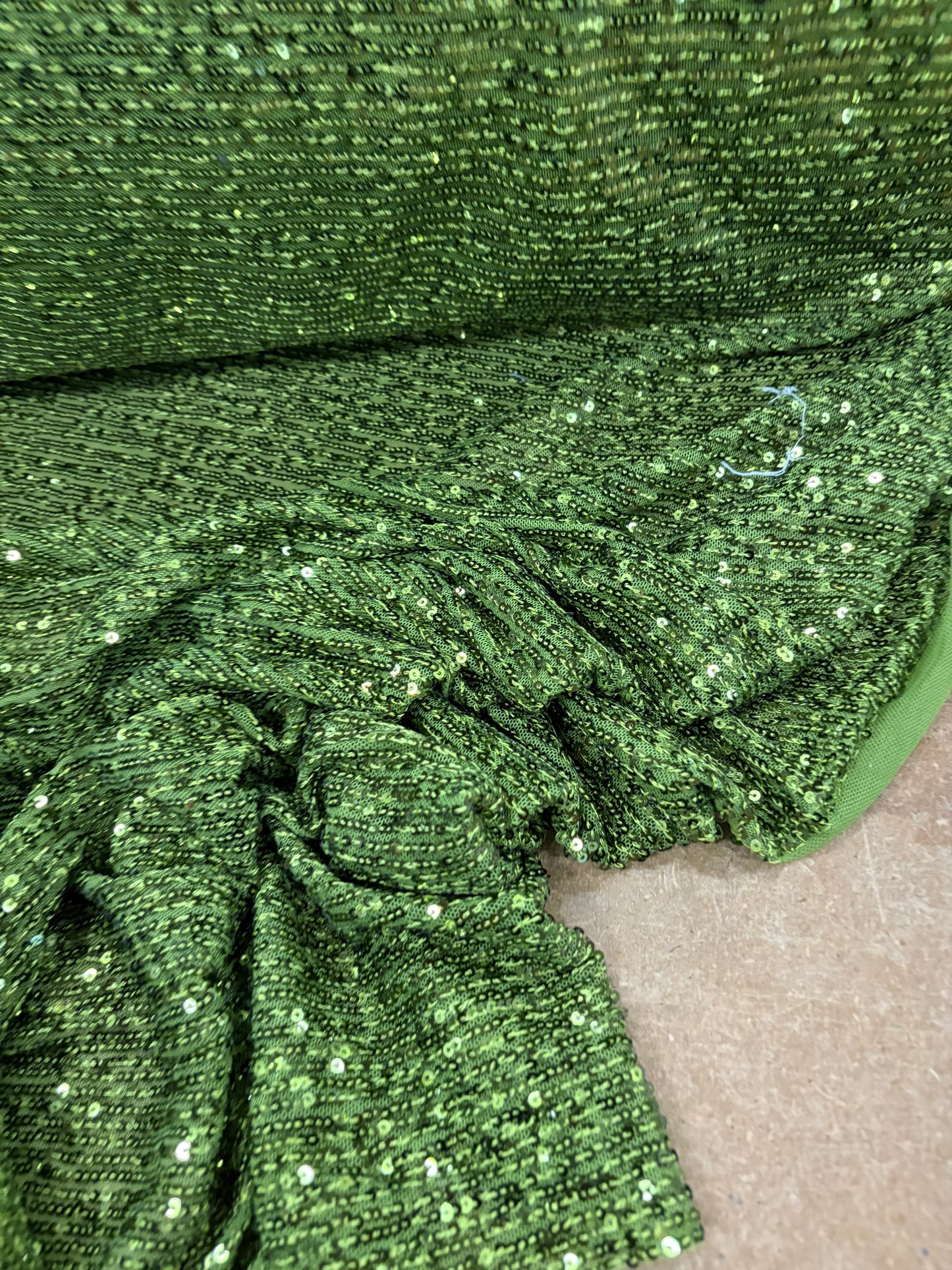 VIC 005 mesh sequins khaky