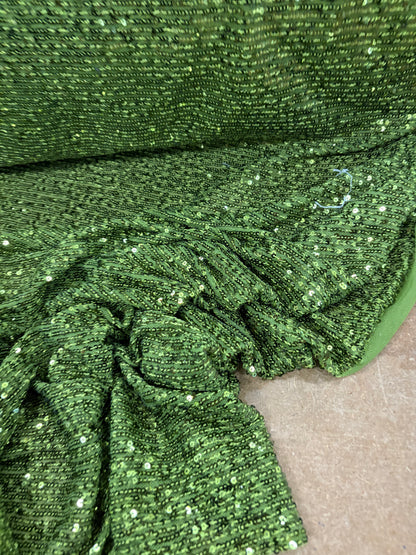 VIC 005 mesh sequins khaky