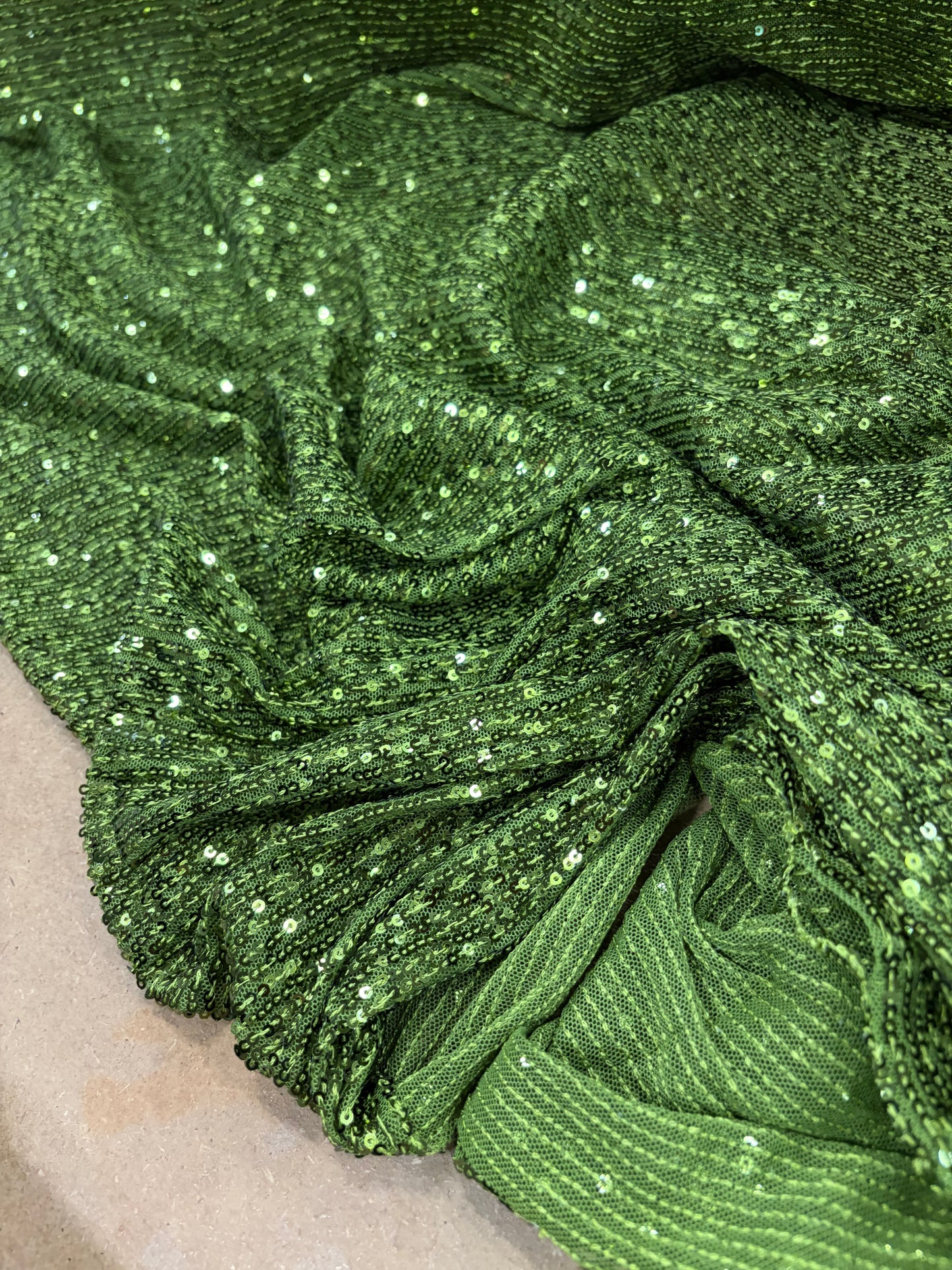 VIC 005 mesh sequins khaky