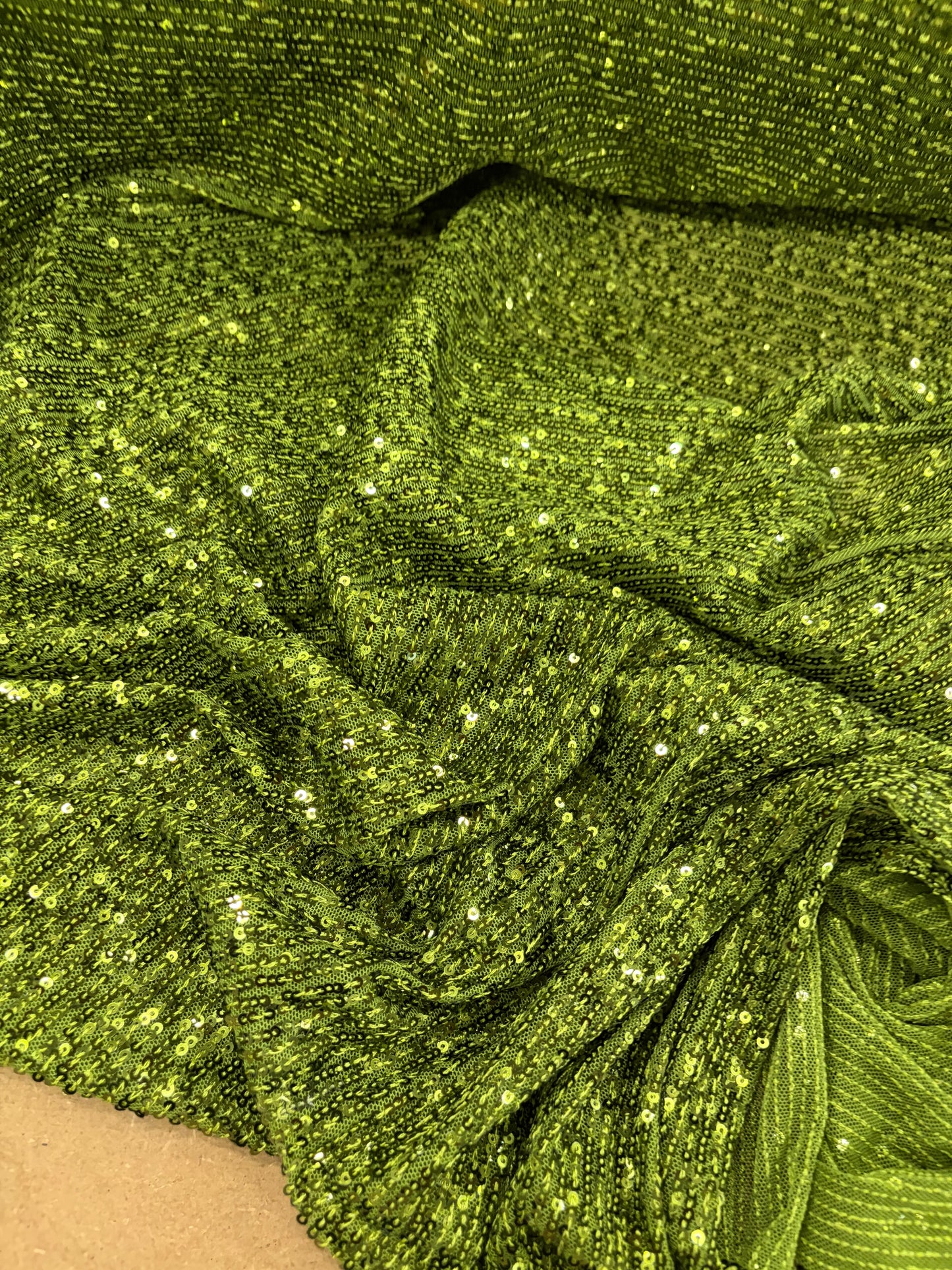 VIC 005 mesh sequins khaky