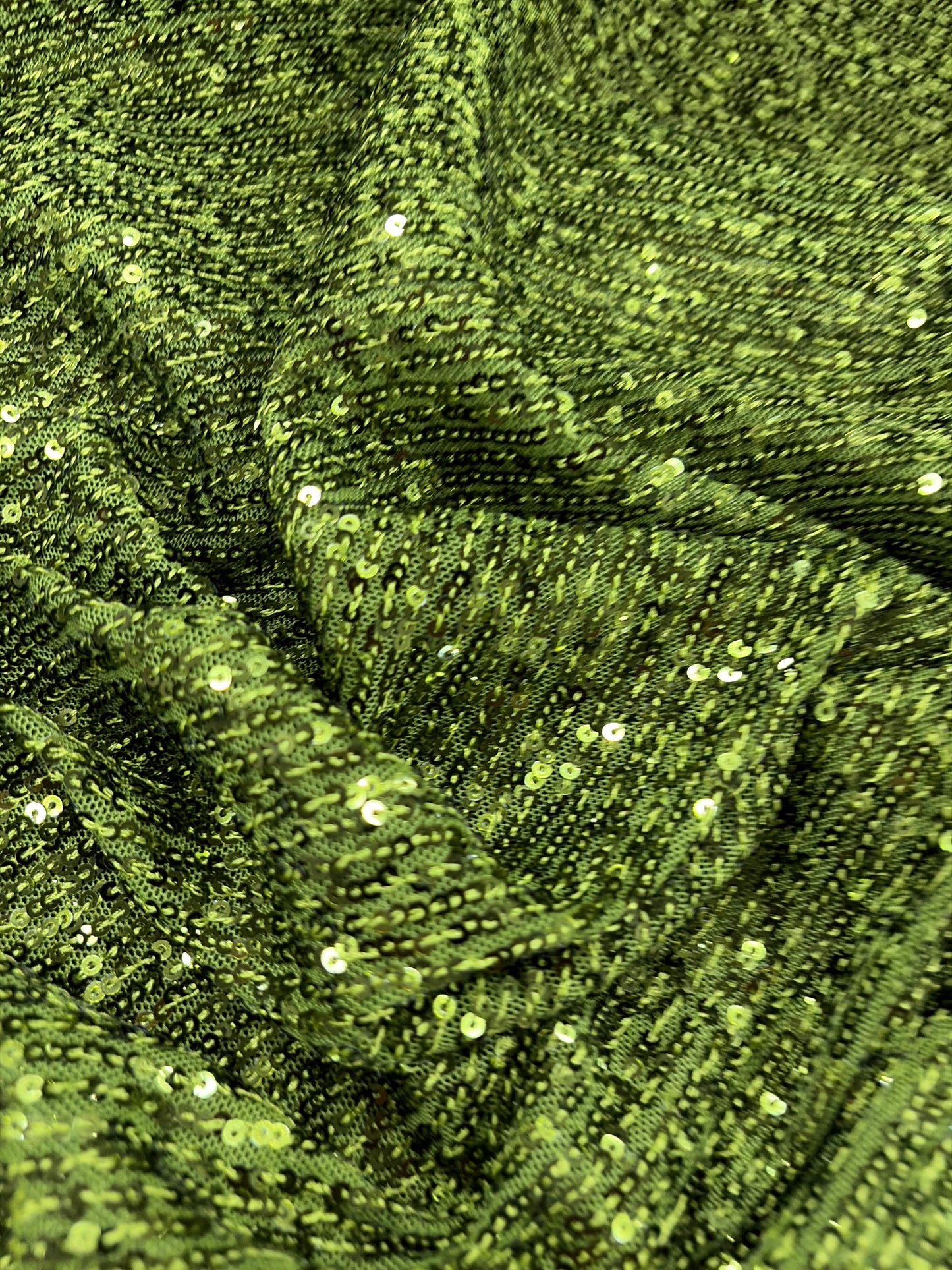 VIC 005 mesh sequins khaky