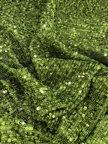 VIC 005 mesh sequins khaky
