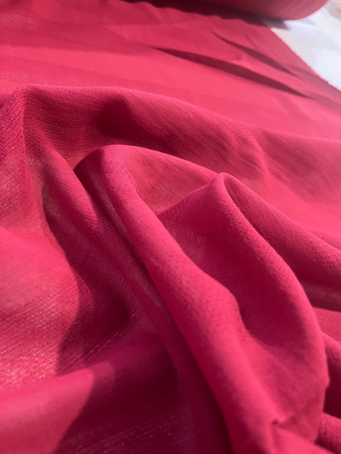 JANE 020 Gauze jacquard stripe burgundy