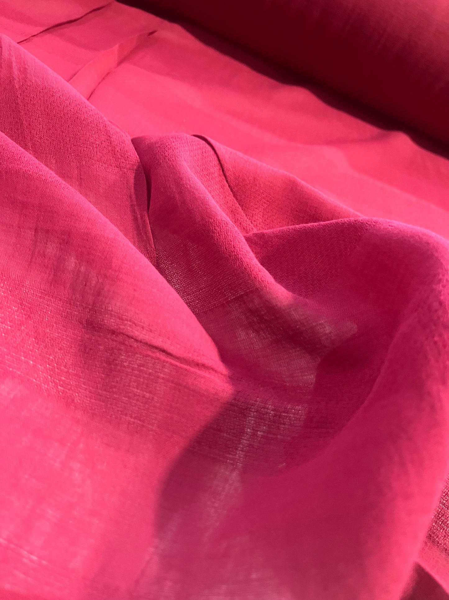 JANE 020 Gauze jacquard stripe burgundy