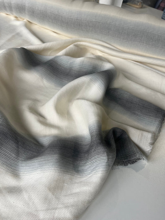 JOSIANE 011 heavy cotton irregular shadow stripe