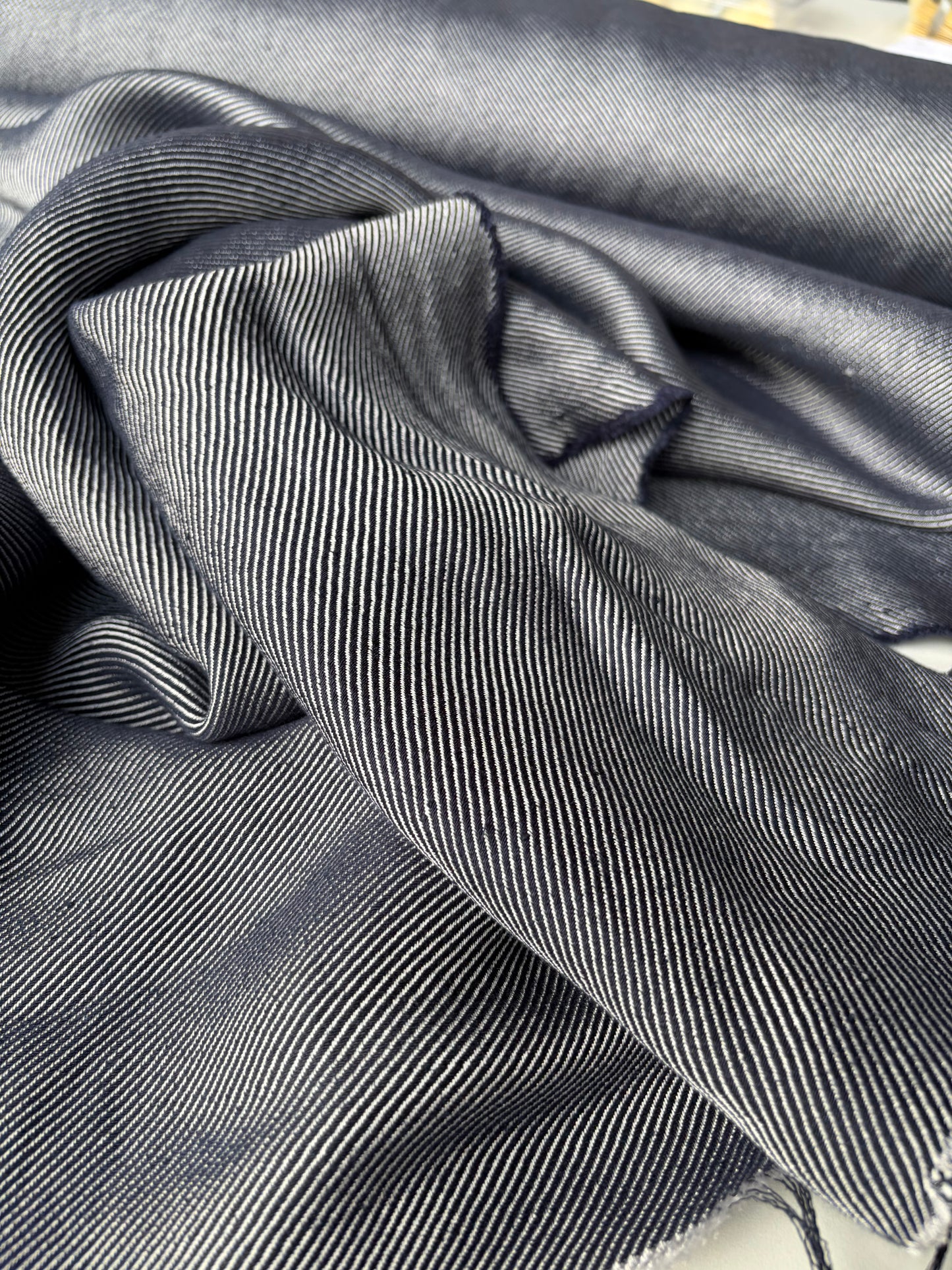 BRUCE 015 colourwoven heavy tricotine denim