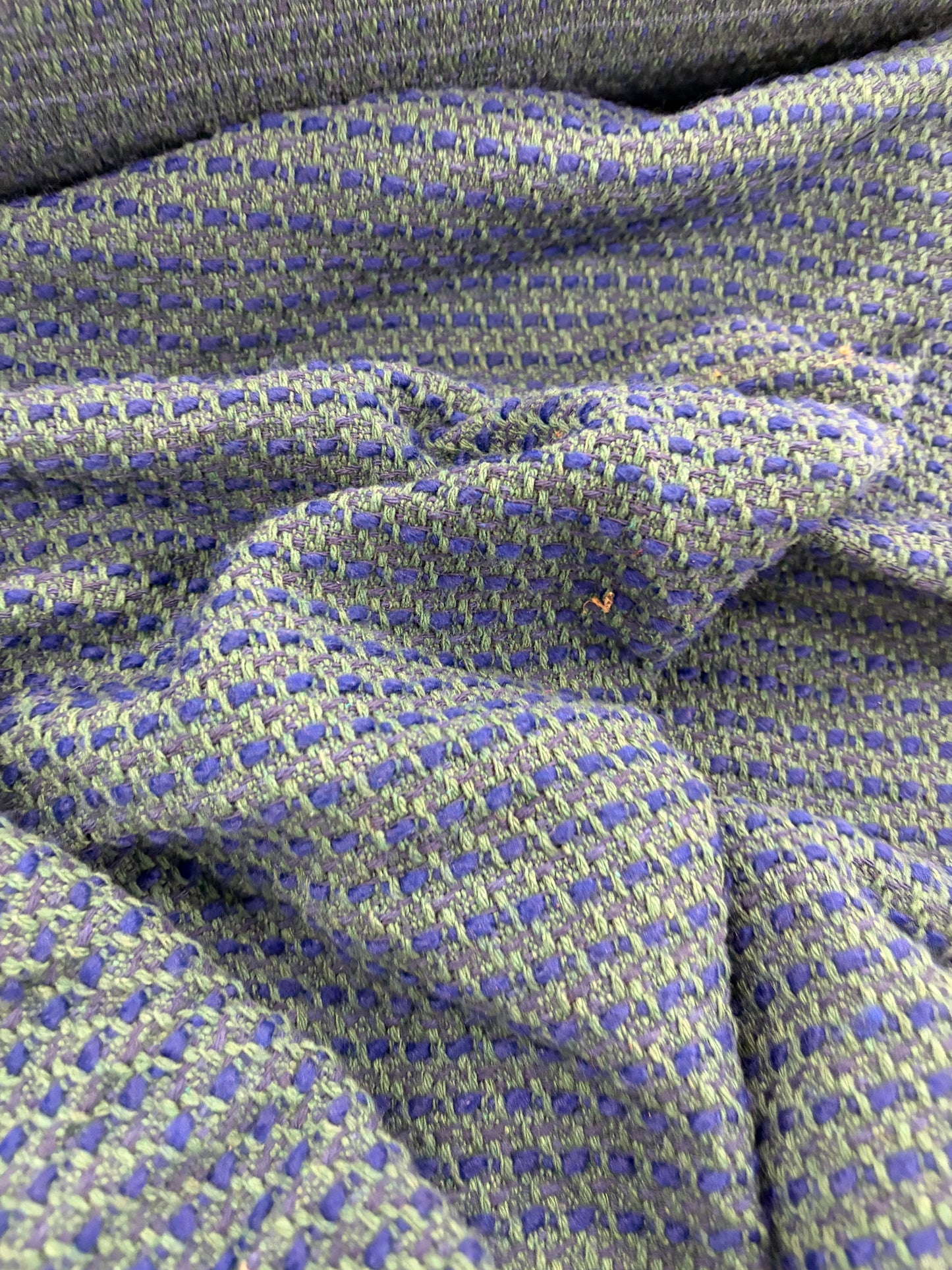 VIC 010 cotton tweed jacquard oblue