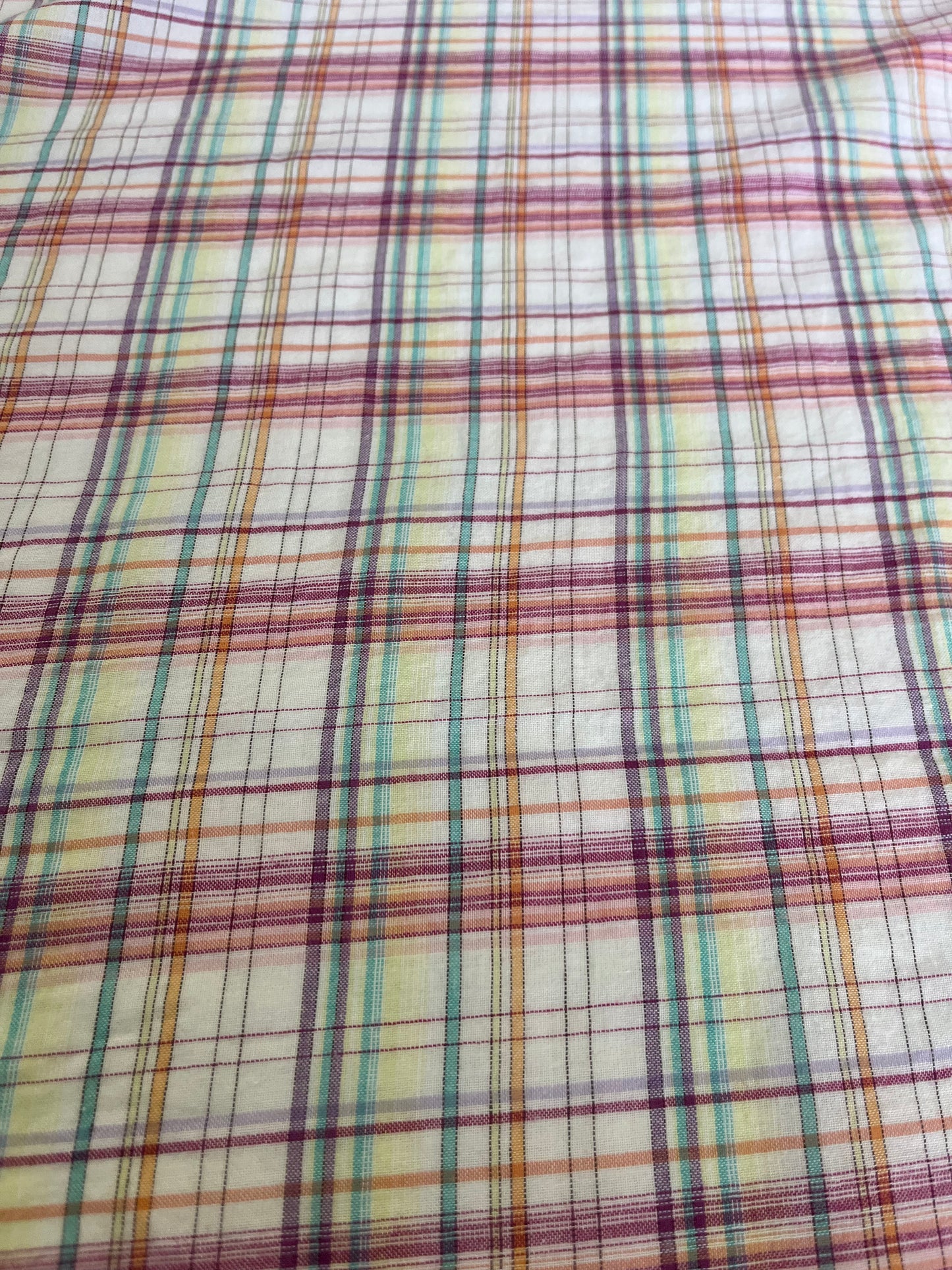 BAKU OO2 cotton voile woven check