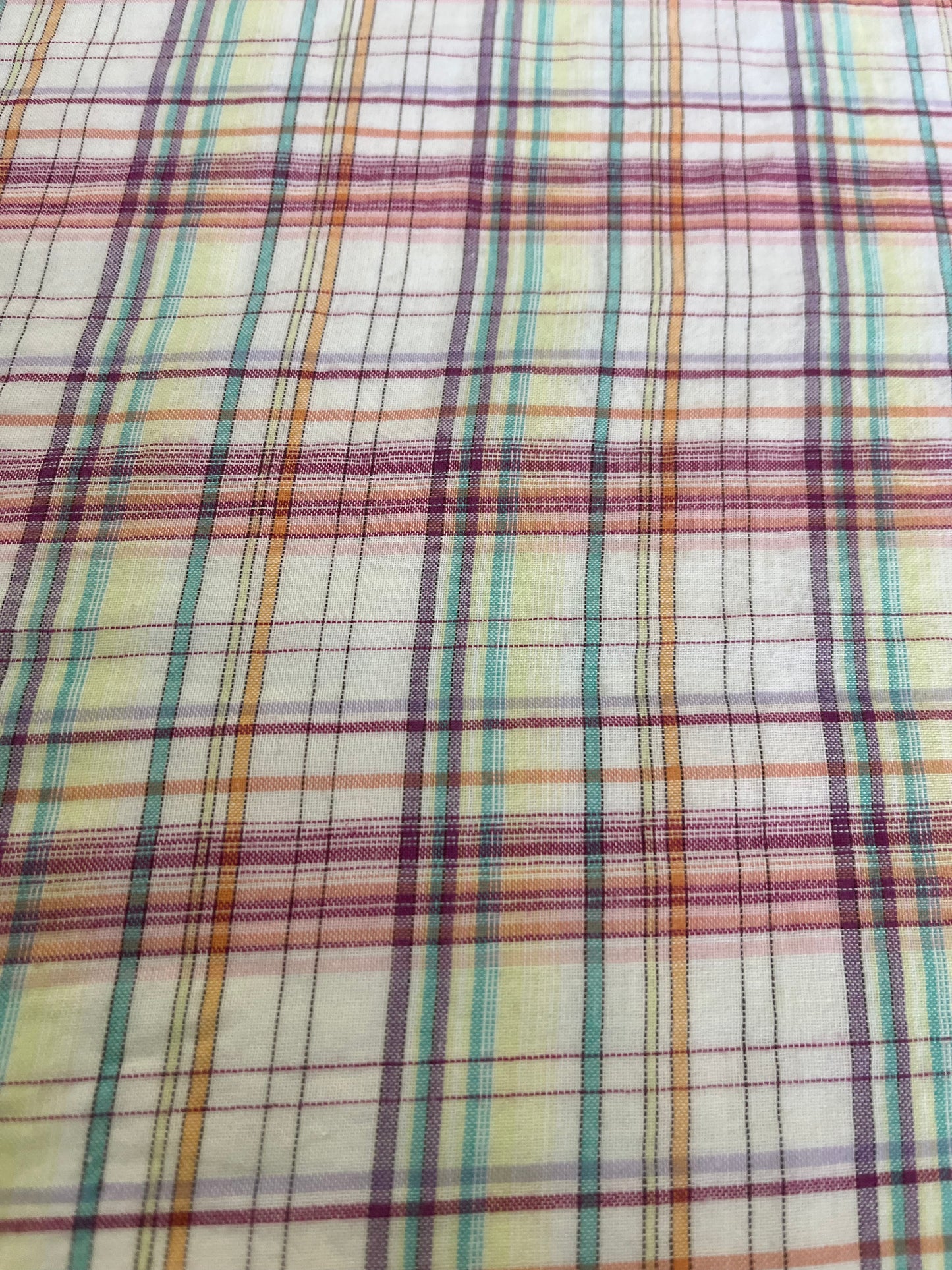 BAKU OO2 cotton voile woven check