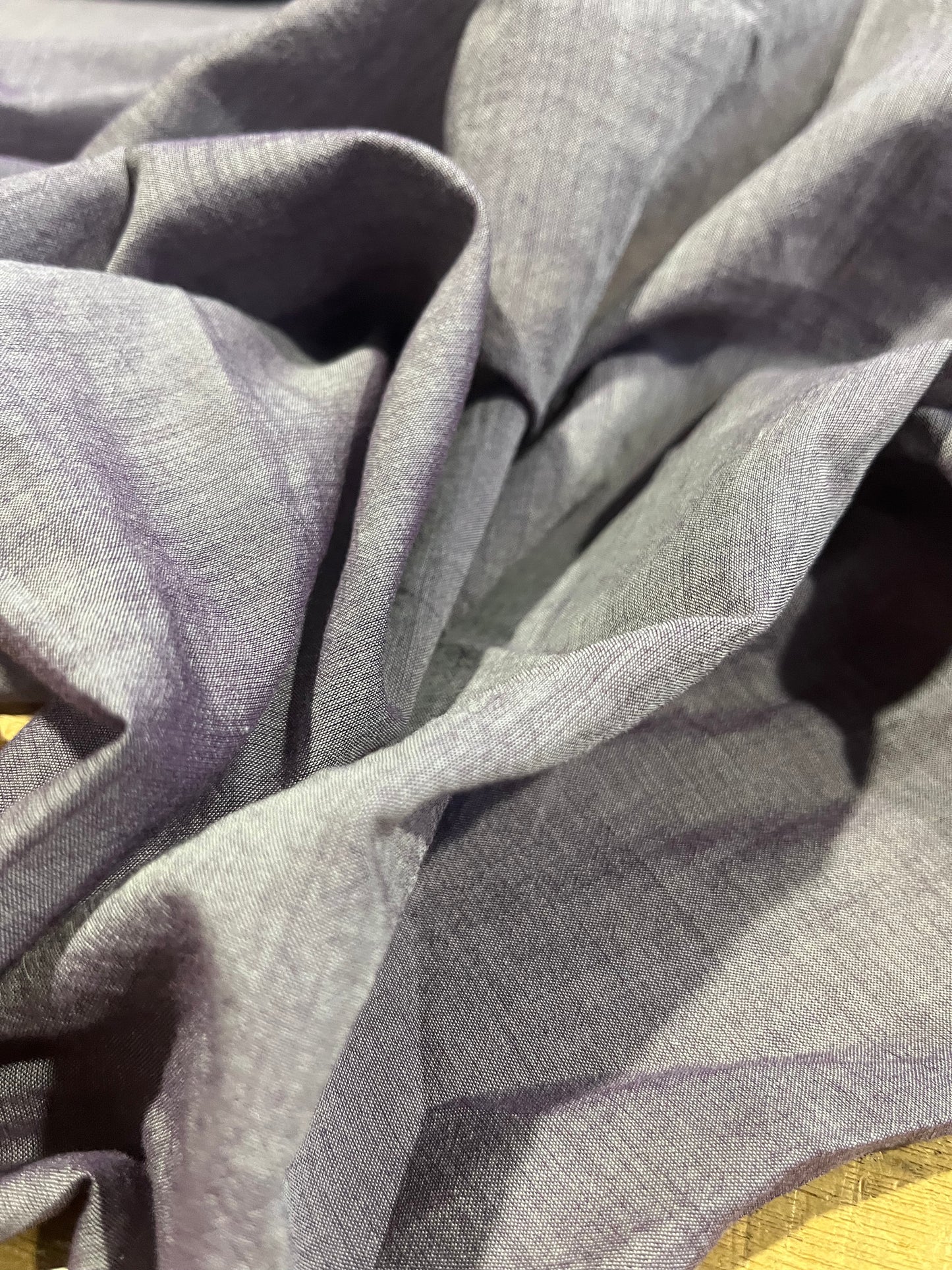 E01 voile colourwoven purple mélange