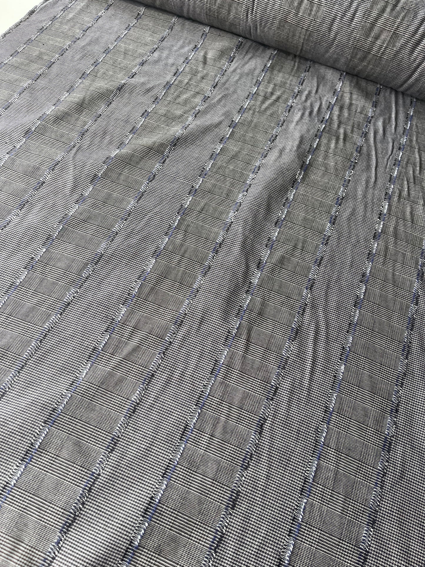 JOSIANE 015 check with fil coupé stripes