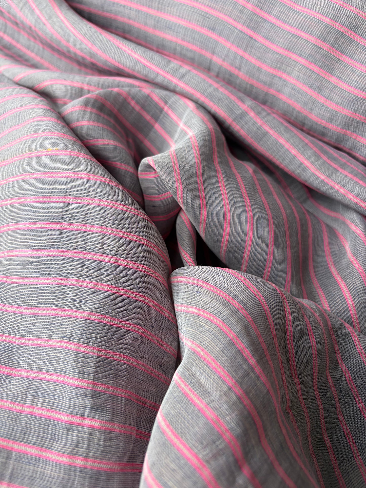 BRUCE 018 colourwoven polyamide voile stripes