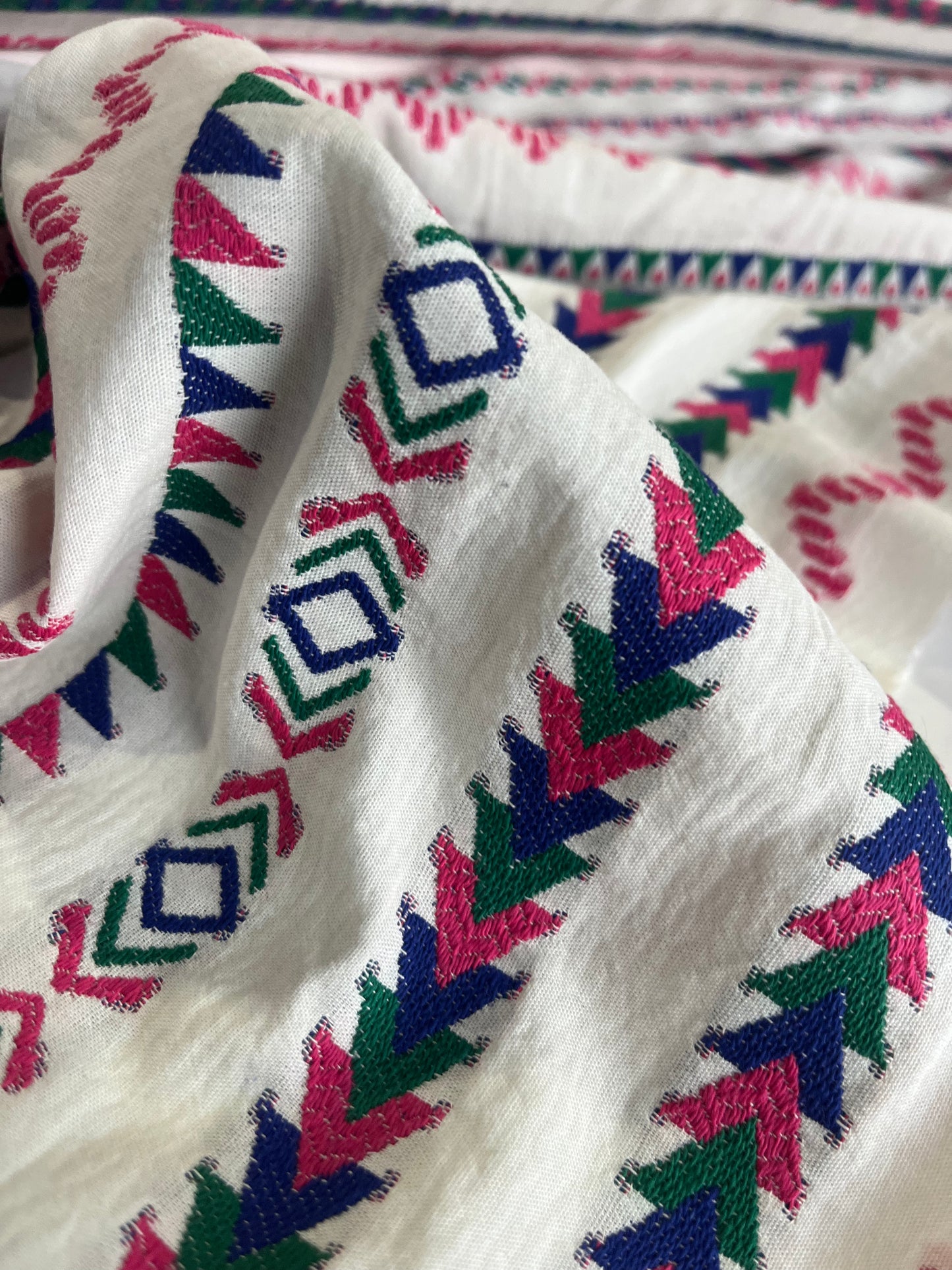 BAKU 004 cotton jacquard aztec design