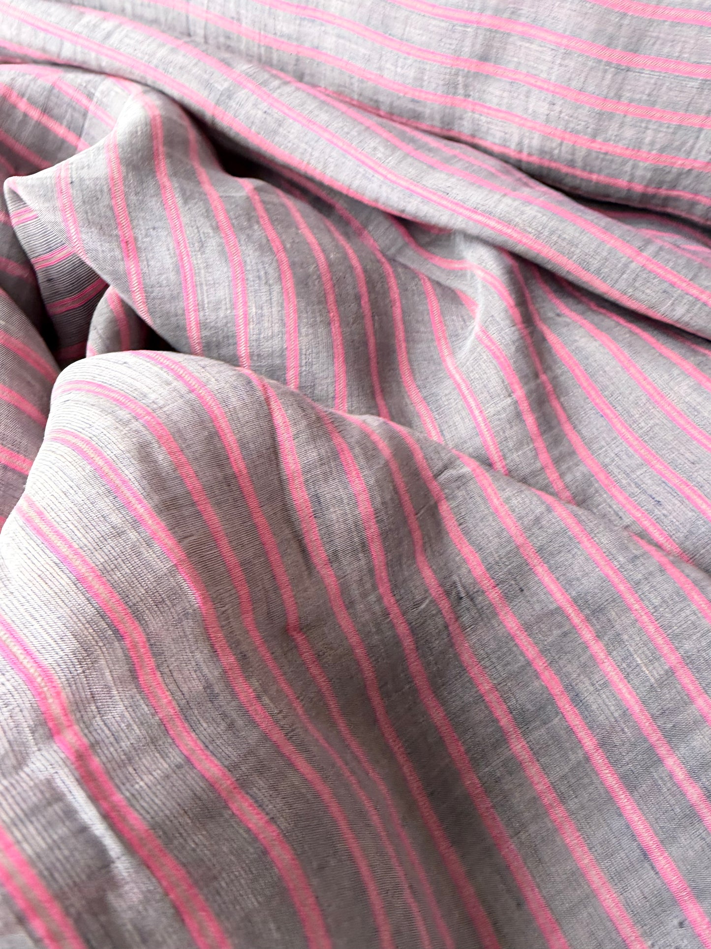 BRUCE 018 colourwoven polyamide voile stripes