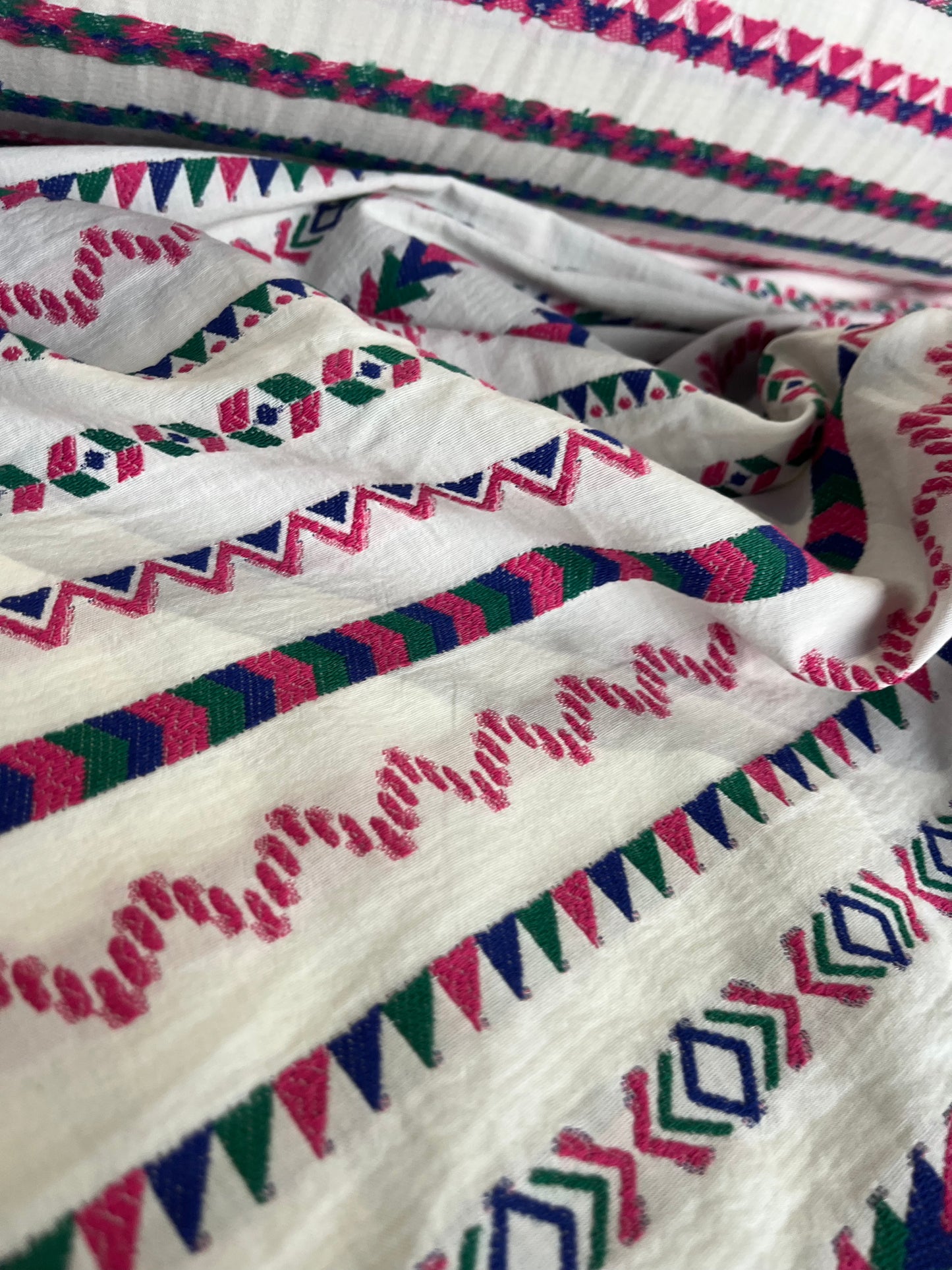 BAKU 004 cotton jacquard aztec design