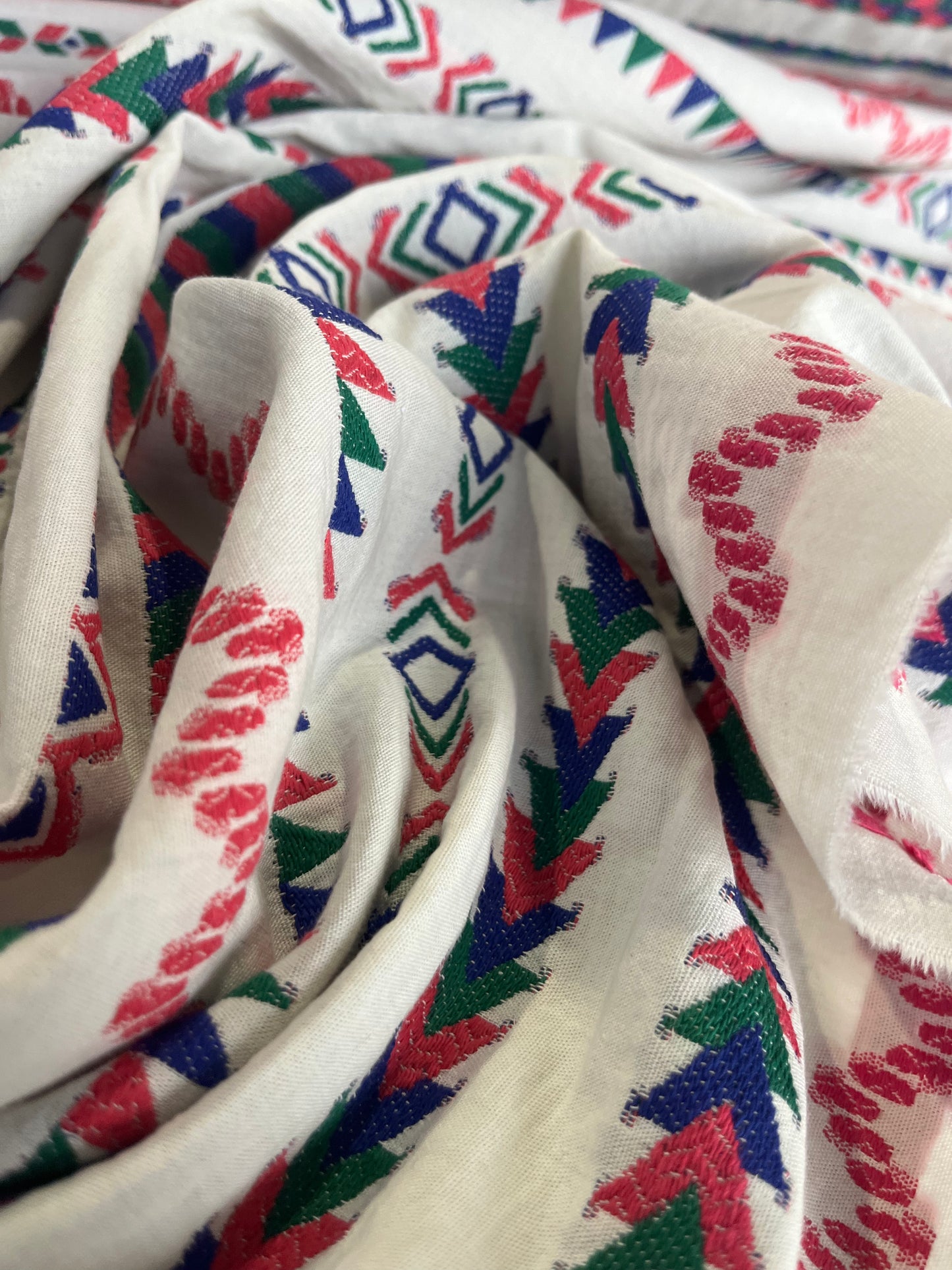 BAKU 004 cotton jacquard aztec design