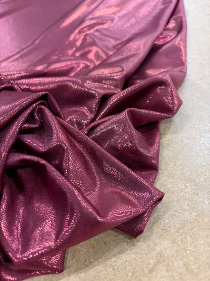 VIC 014 jersey crêpe foil print burgundy