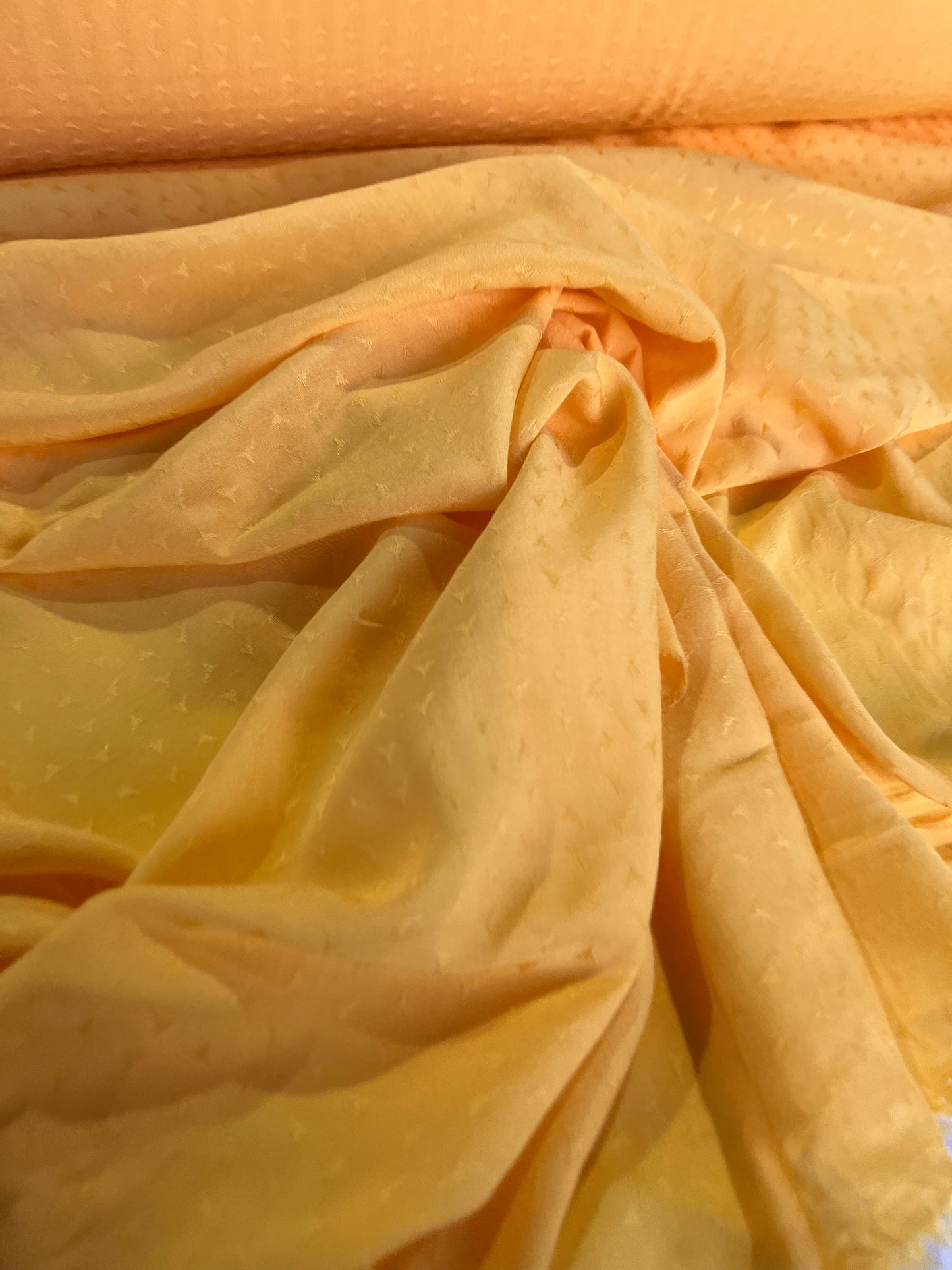 BAKU 008 viscose light jacquard warm yellow