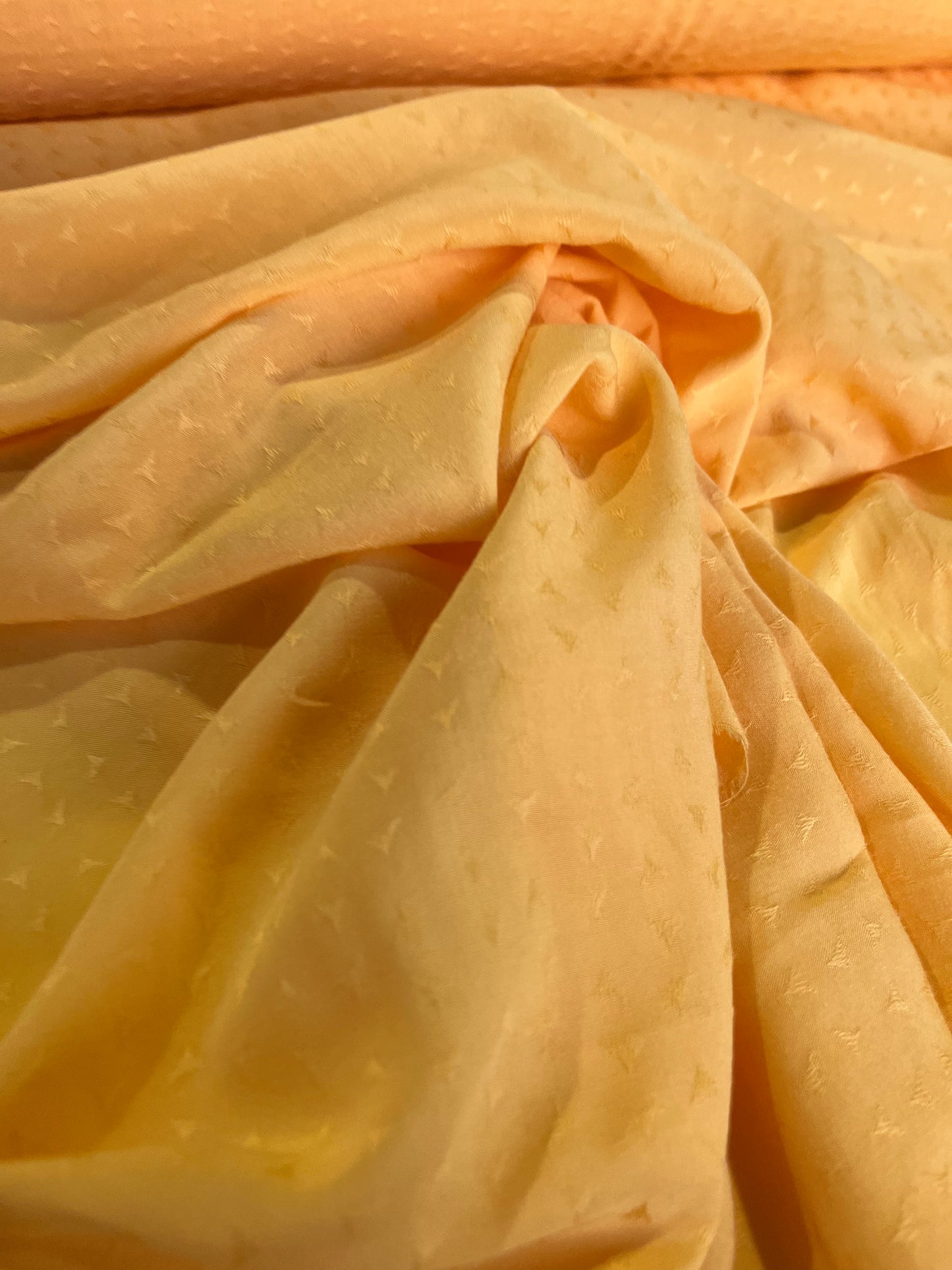 BAKU 008 viscose light jacquard warm yellow