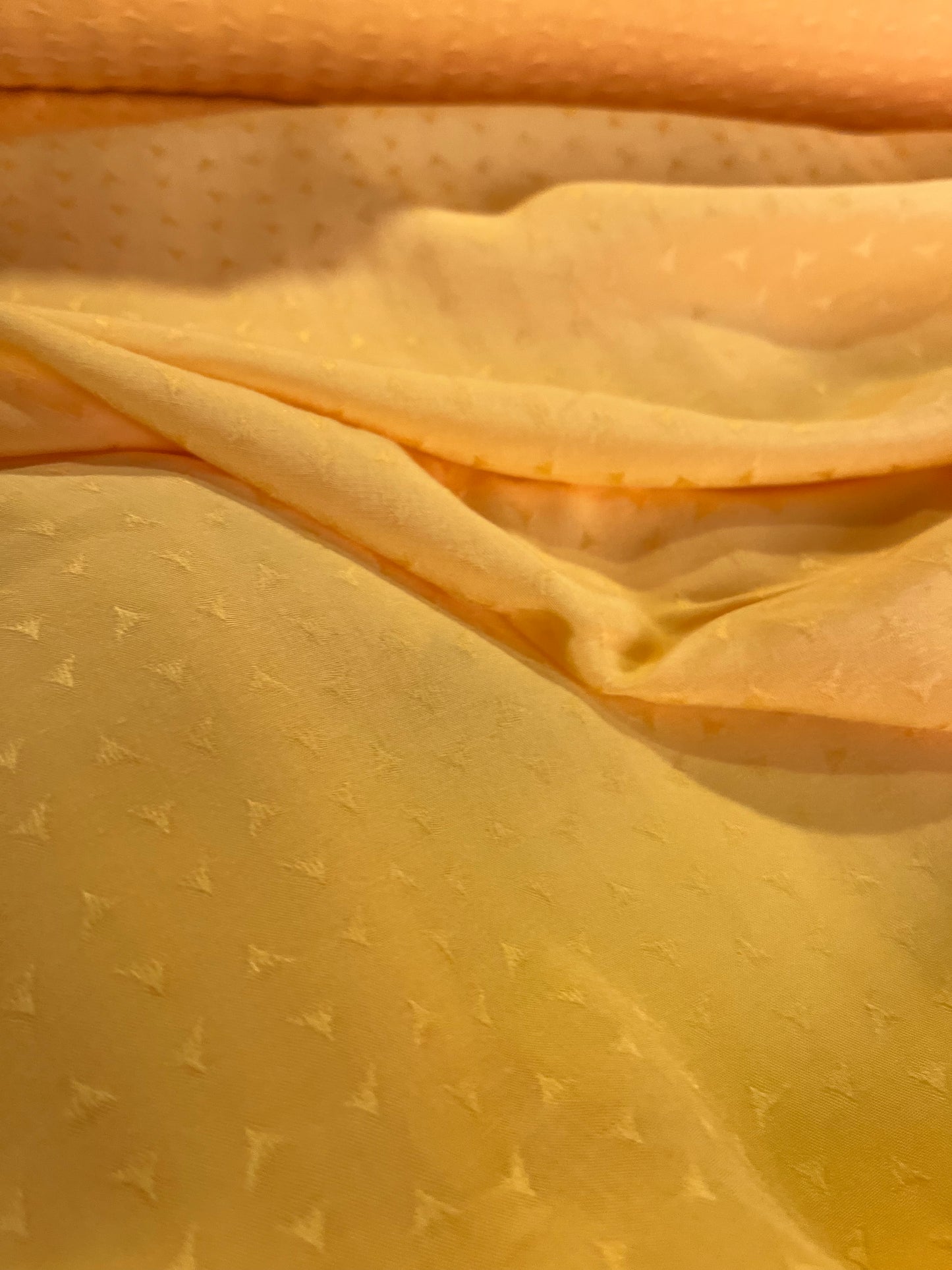 BAKU 008 viscose light jacquard warm yellow