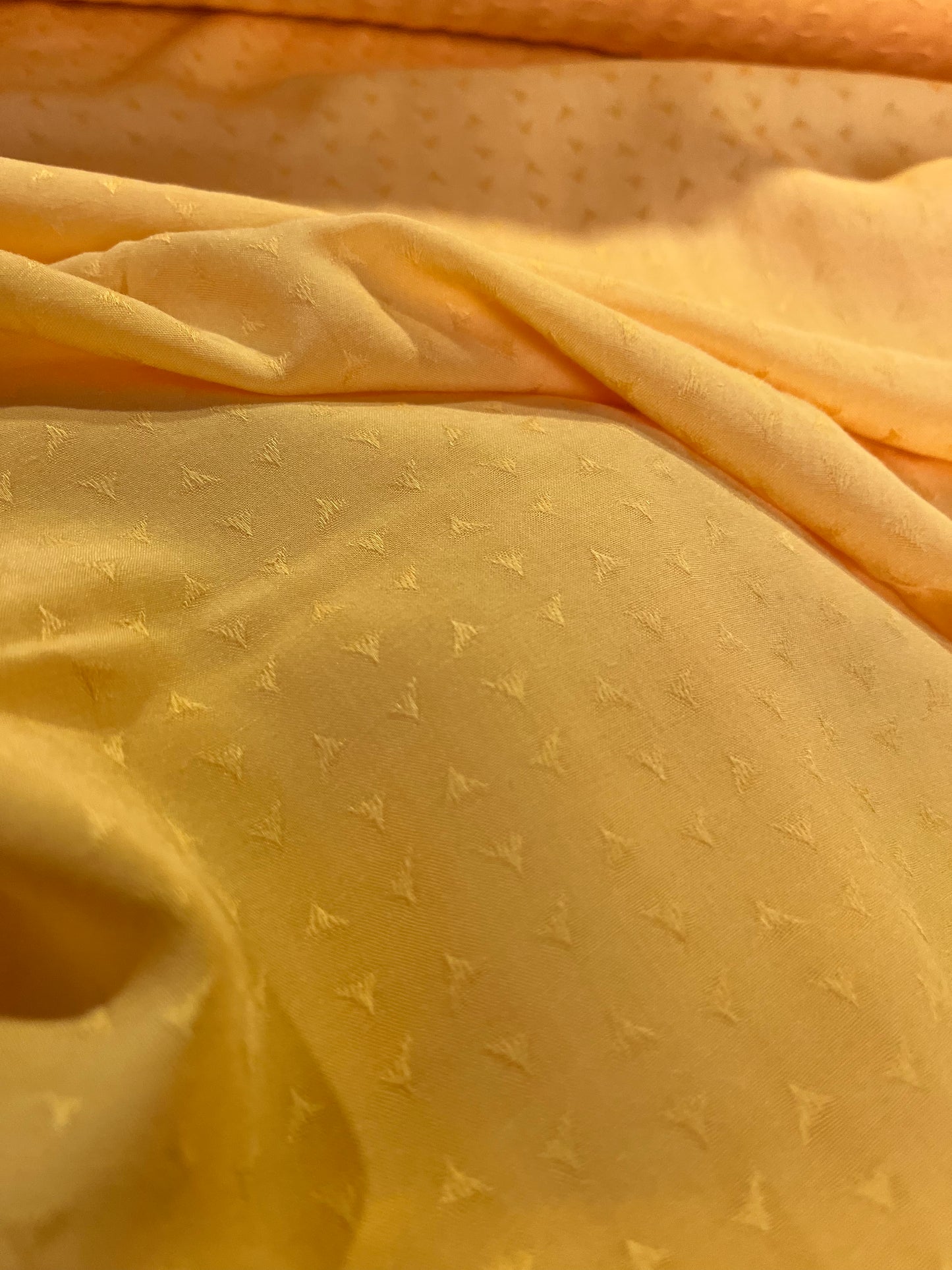 BAKU 008 viscose light jacquard warm yellow